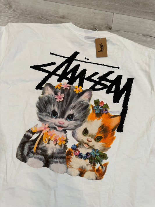 (XL) STUSSY kitten SHIRT