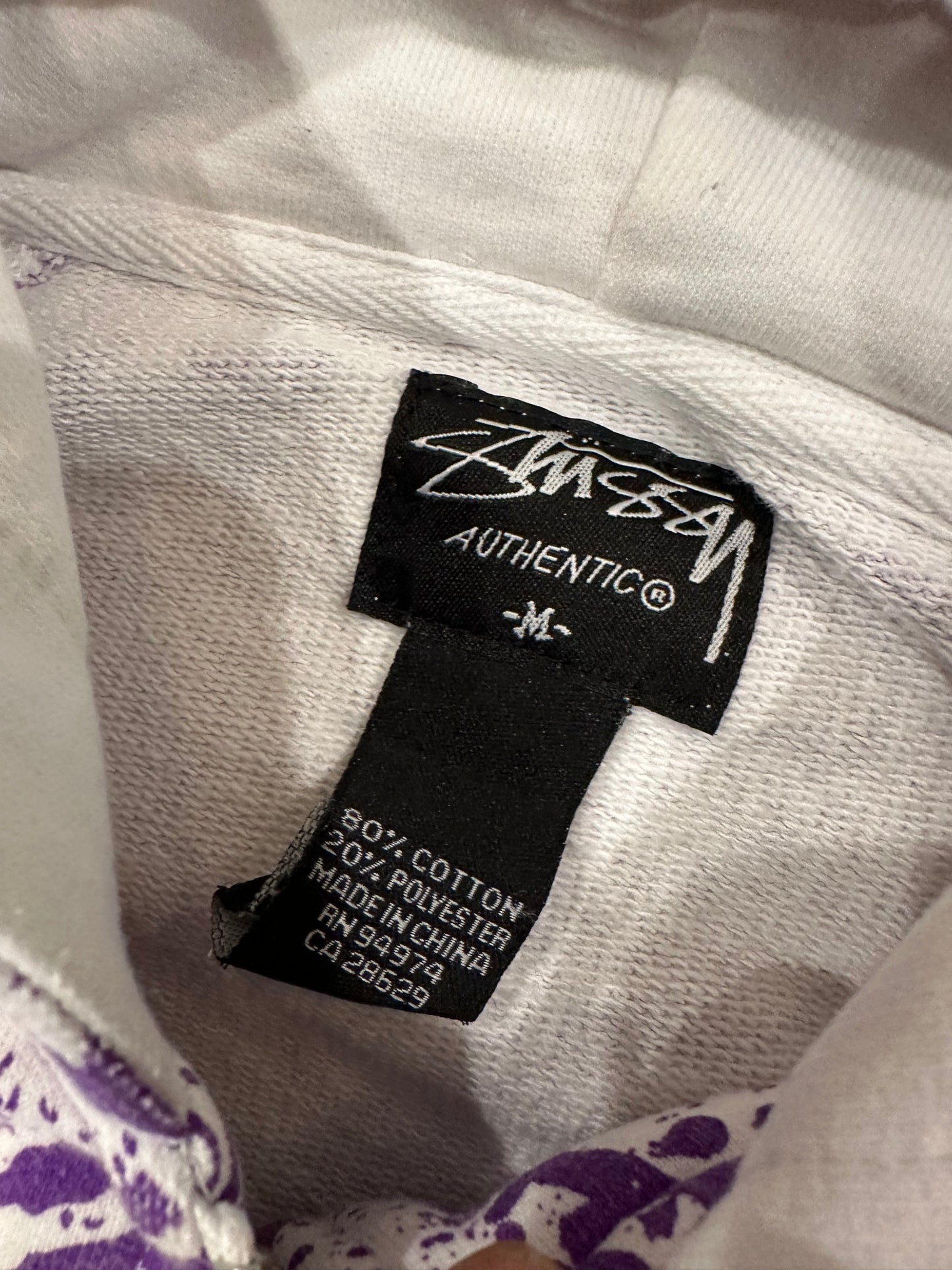 Stussy graffiti zip up (rare colour)