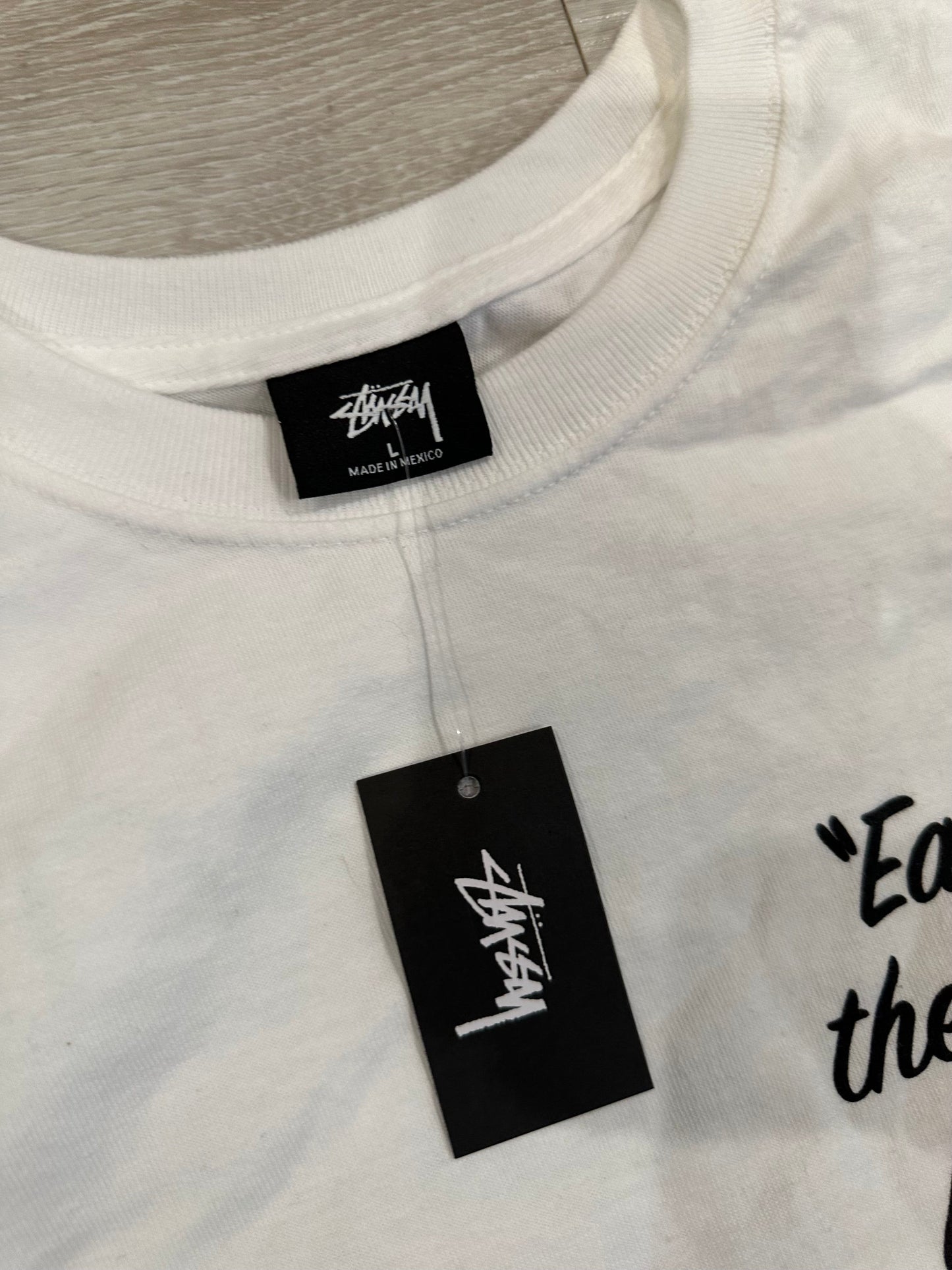 L STUSSY smash racism SHIRT