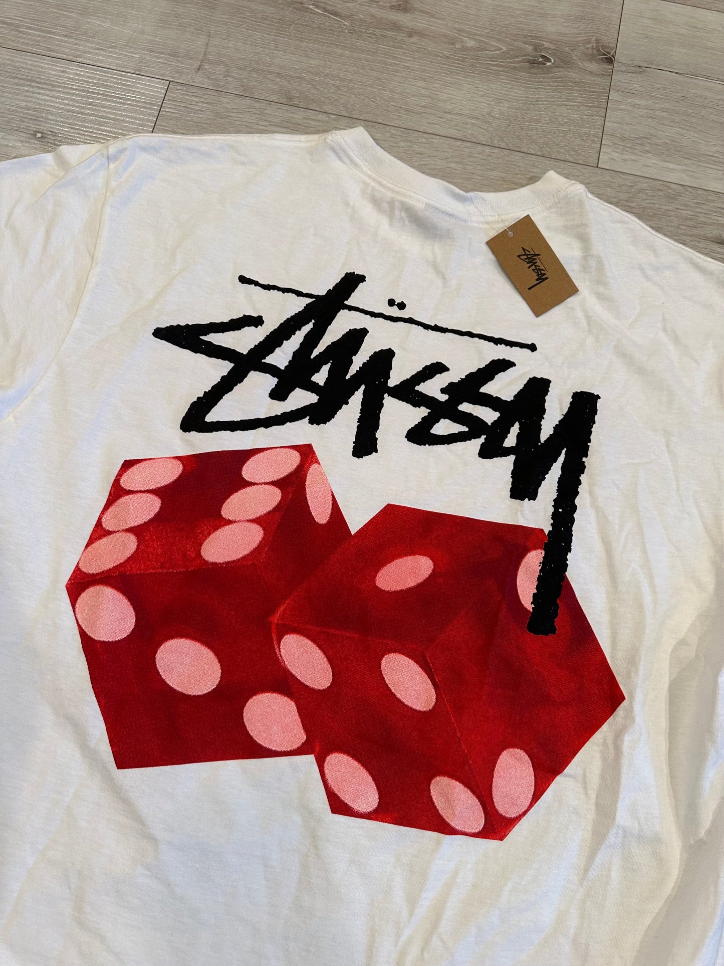 (L) STUSSY pair of dice SHIRT