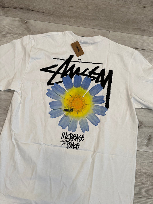 (L) STUSSY INCREASE PEACE SHIRT 22x30