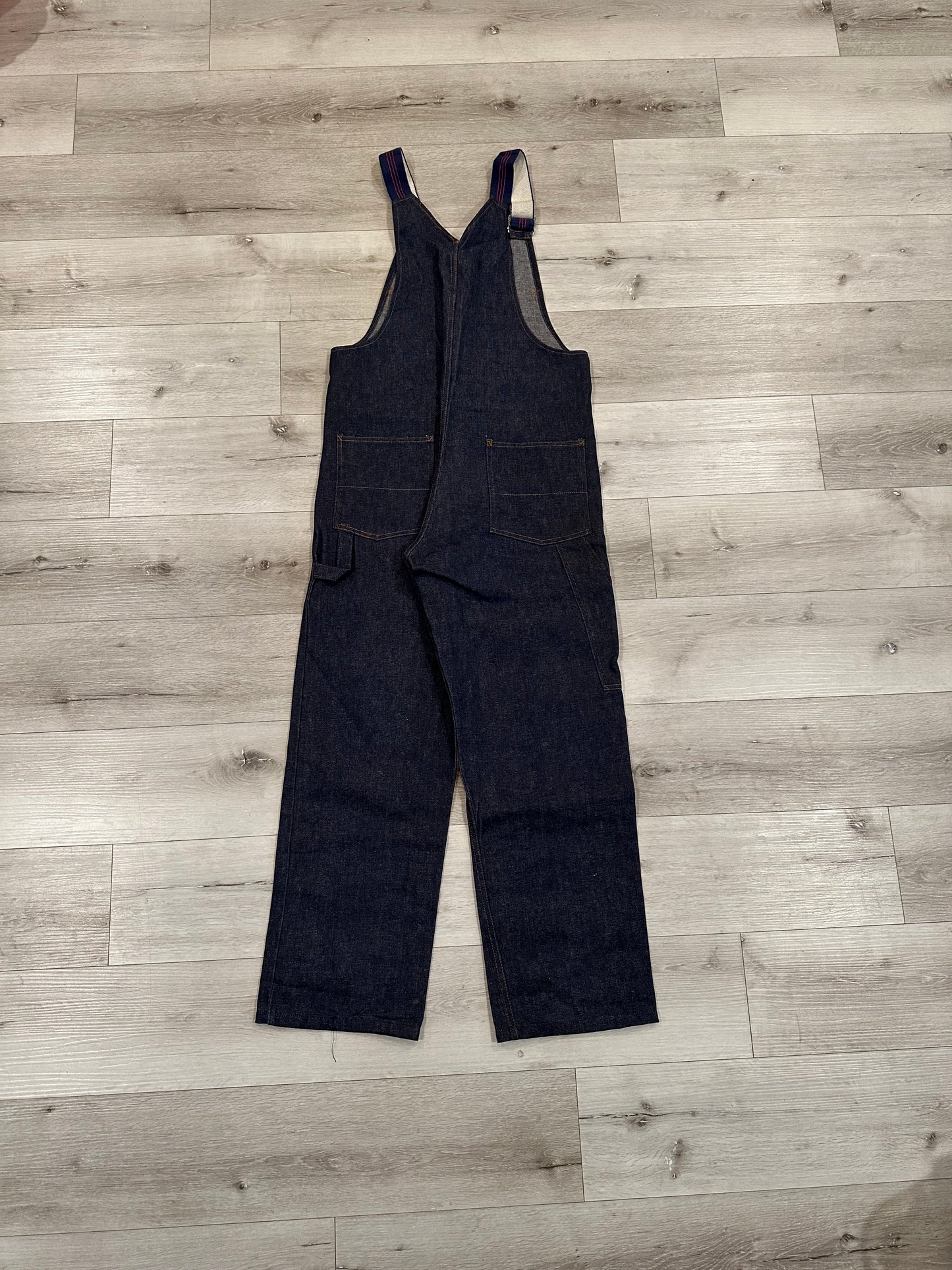 Vintage raw denim overalls 1970s/80s