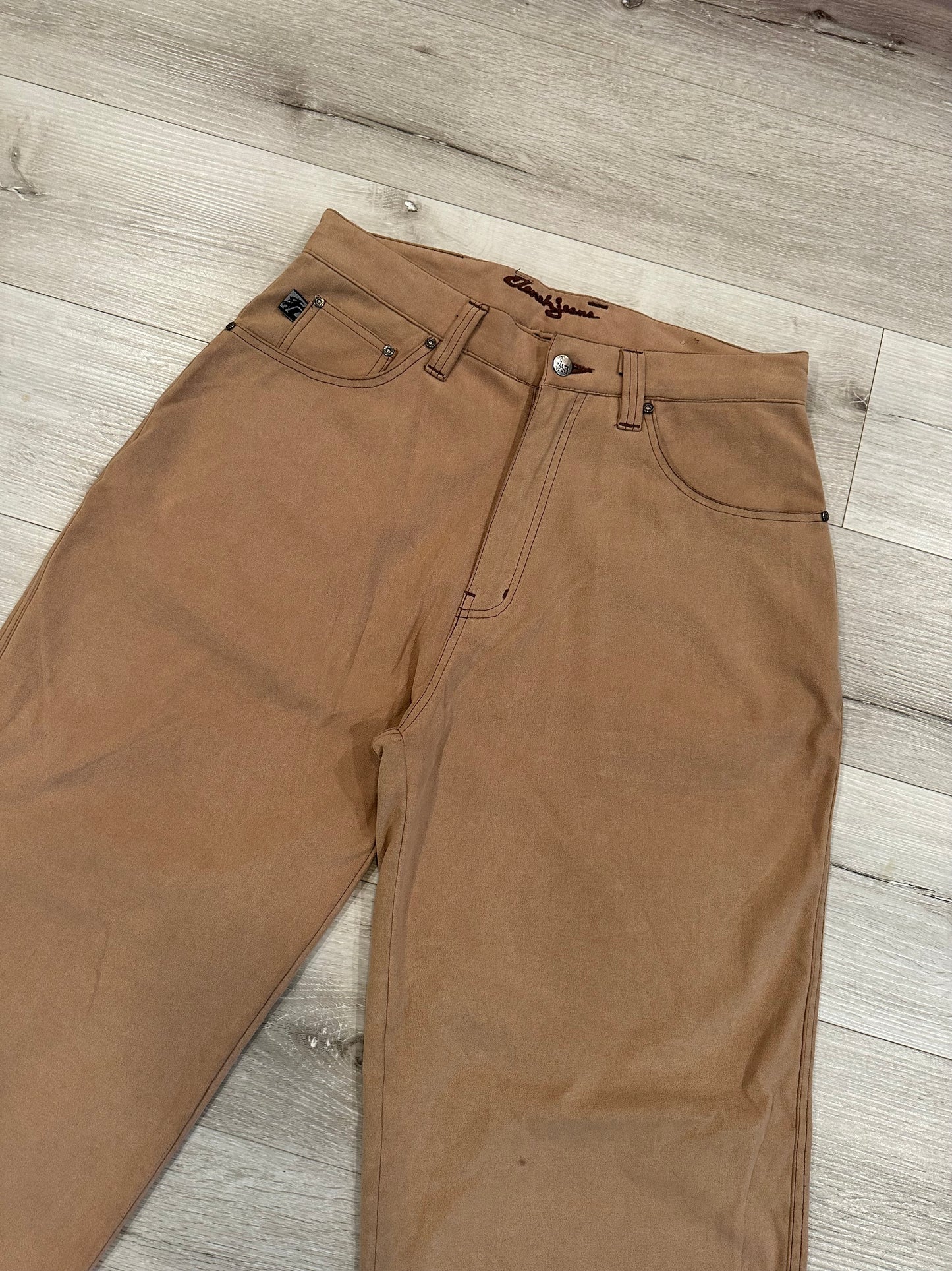 Clinch baggy pants suede 32x31