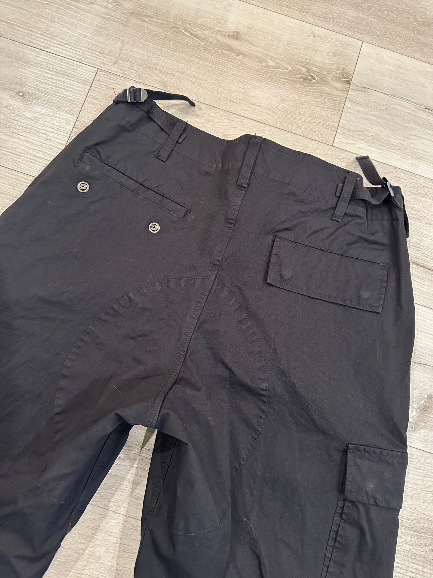 Stussy Nylon Ripstop Surplus Cargo Pant 'Black' 34-38x31