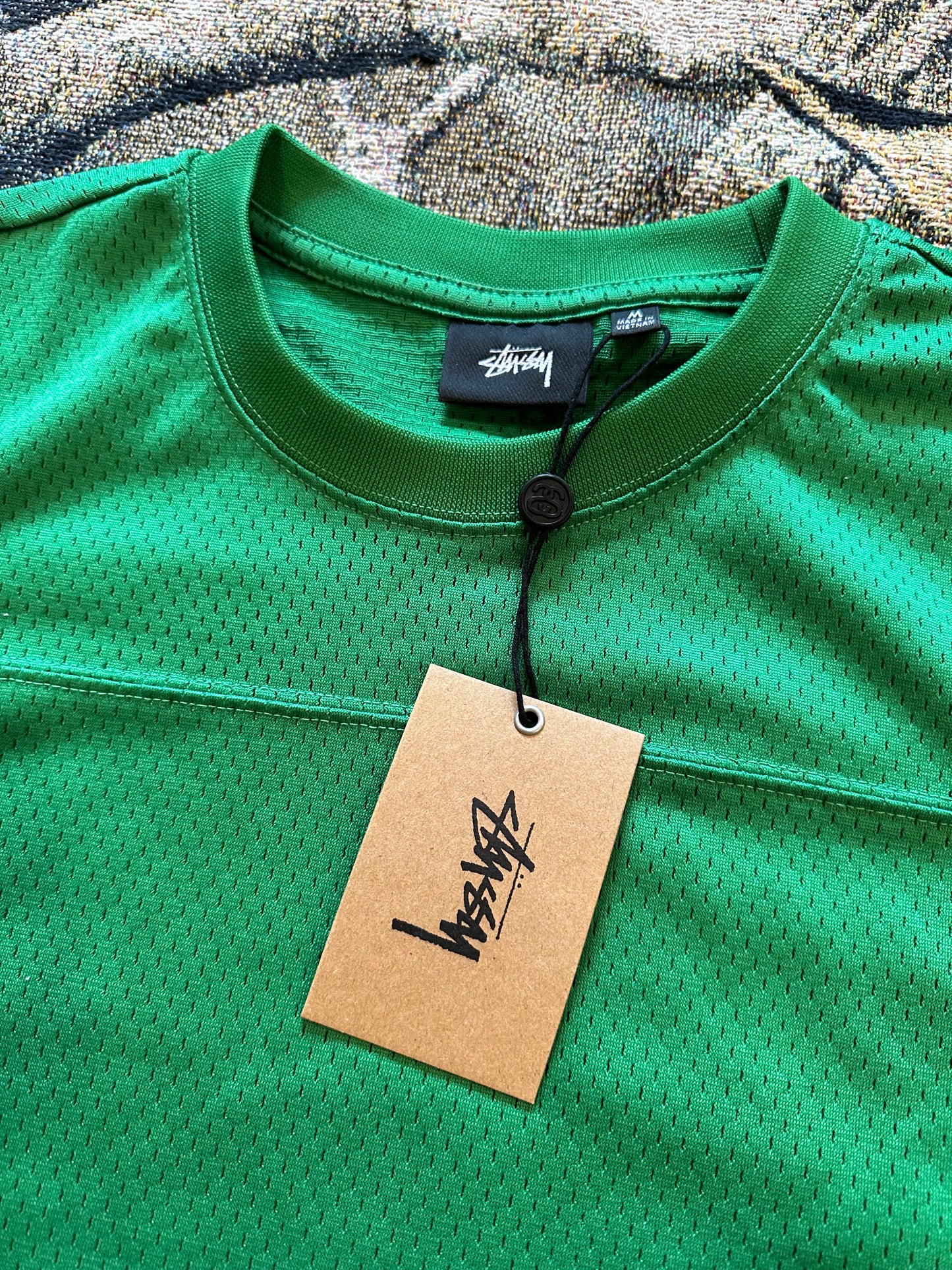 Stussy Bent Crown Mesh Football Jersey