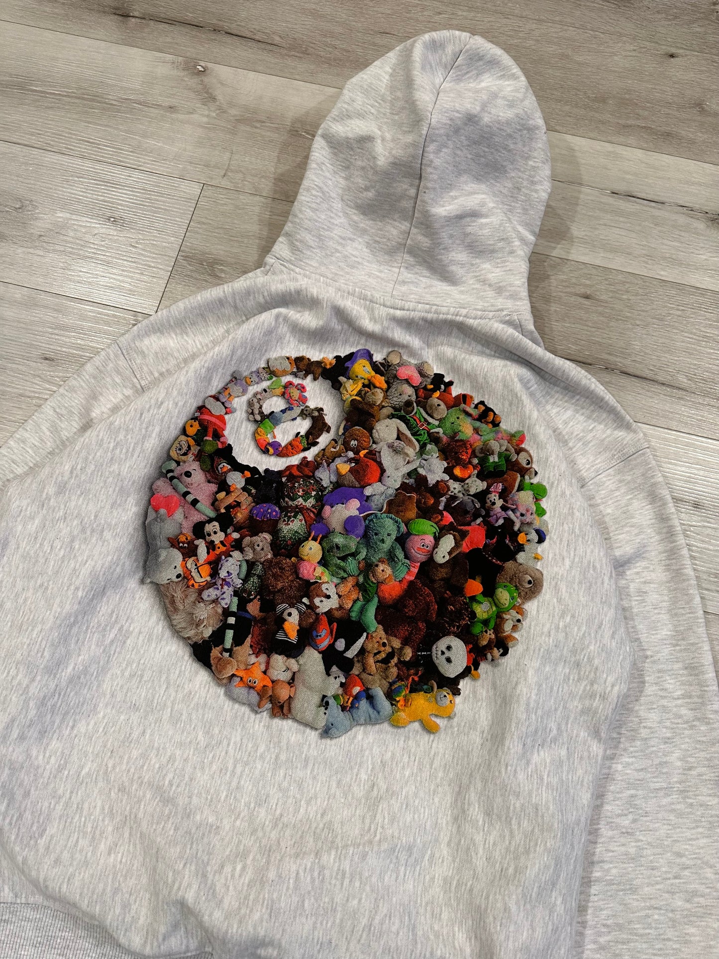 Rare Stussy plush 8 ball hoodie