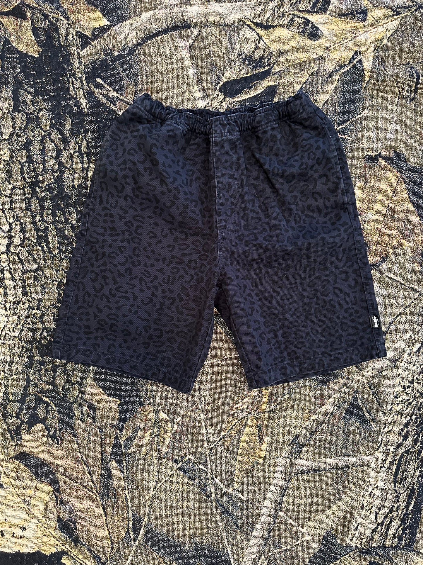 Stussy leopard beach shorts