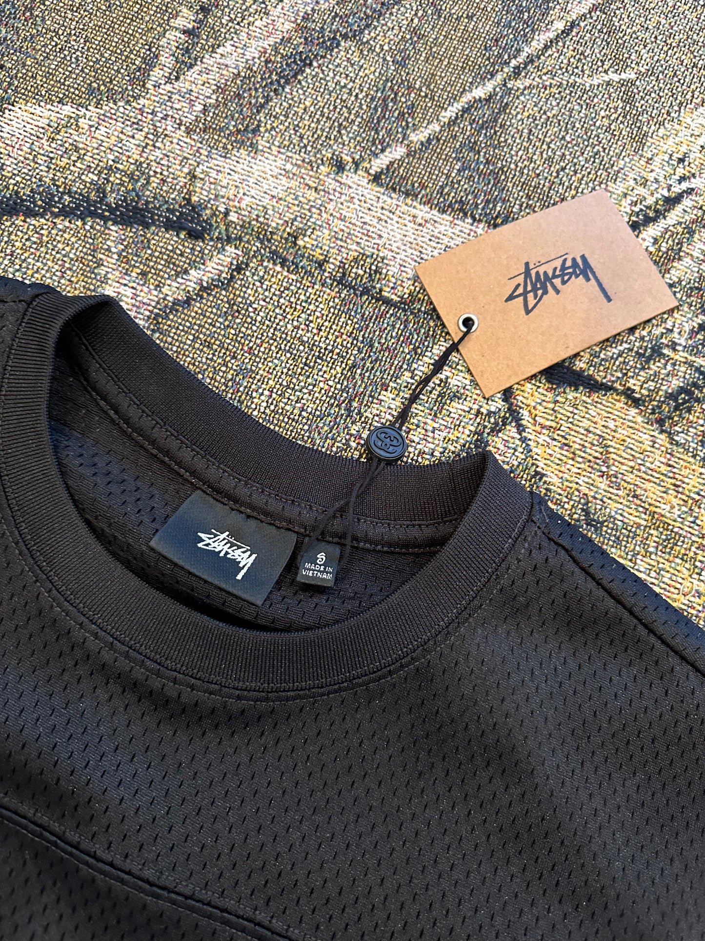 Stussy Bent Crown Mesh Football Jersey