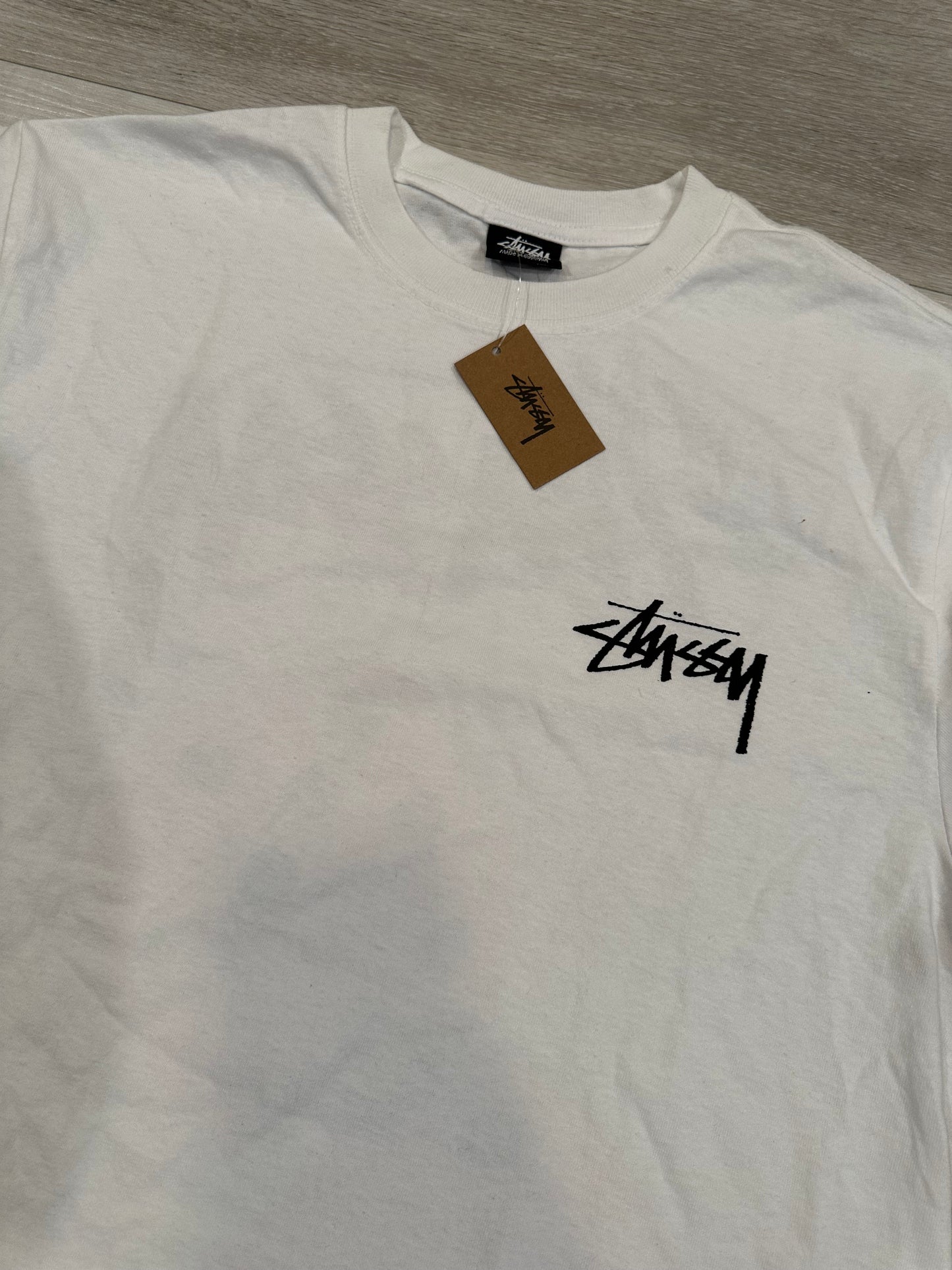 (M) STUSSY fuzzy dice SHIRT