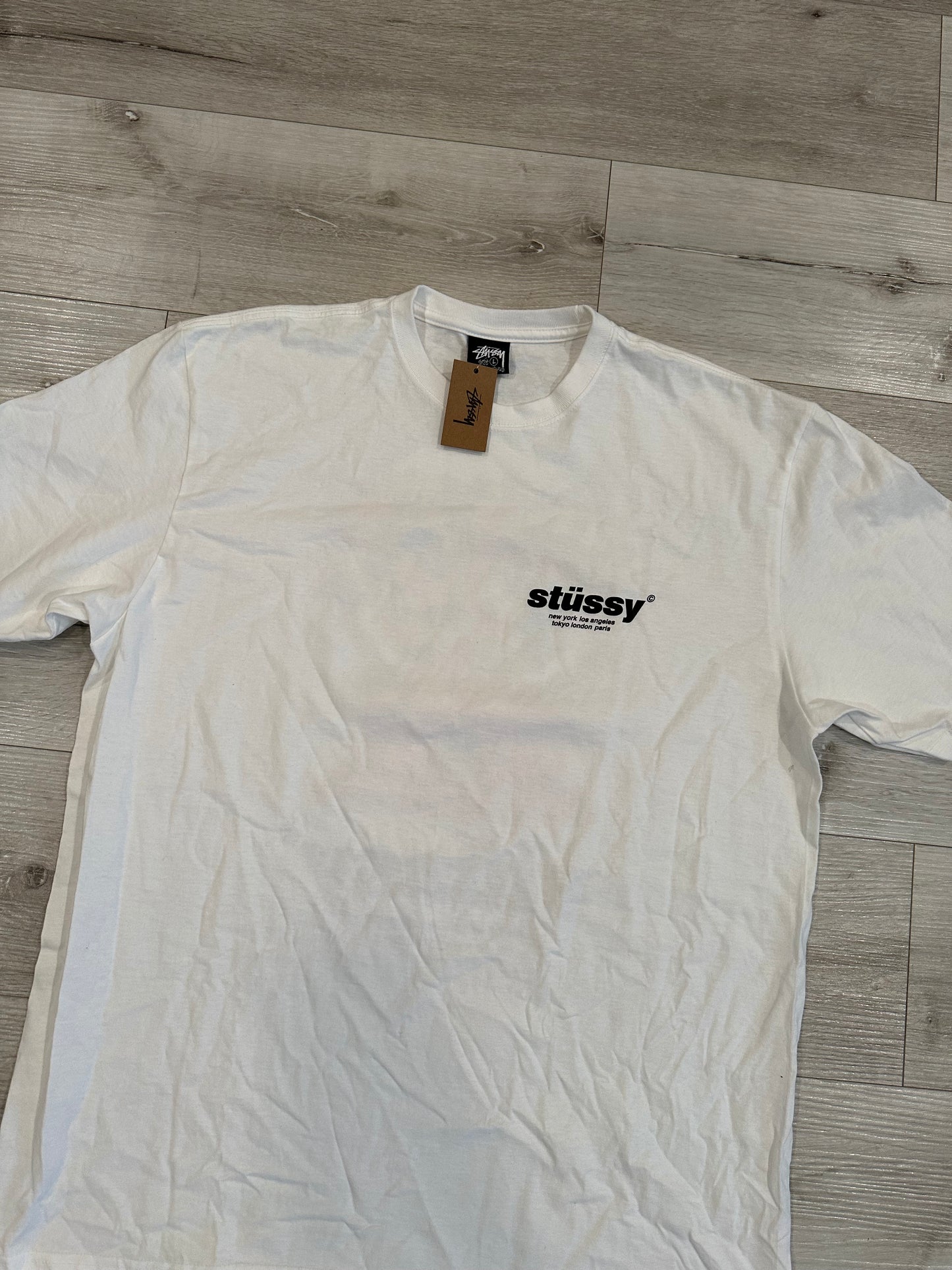 (L) STUSSY GUMBALL SHIRT 23x30