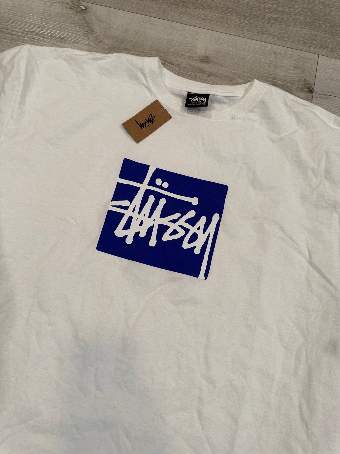 XL STUSSY box logo SHIRT