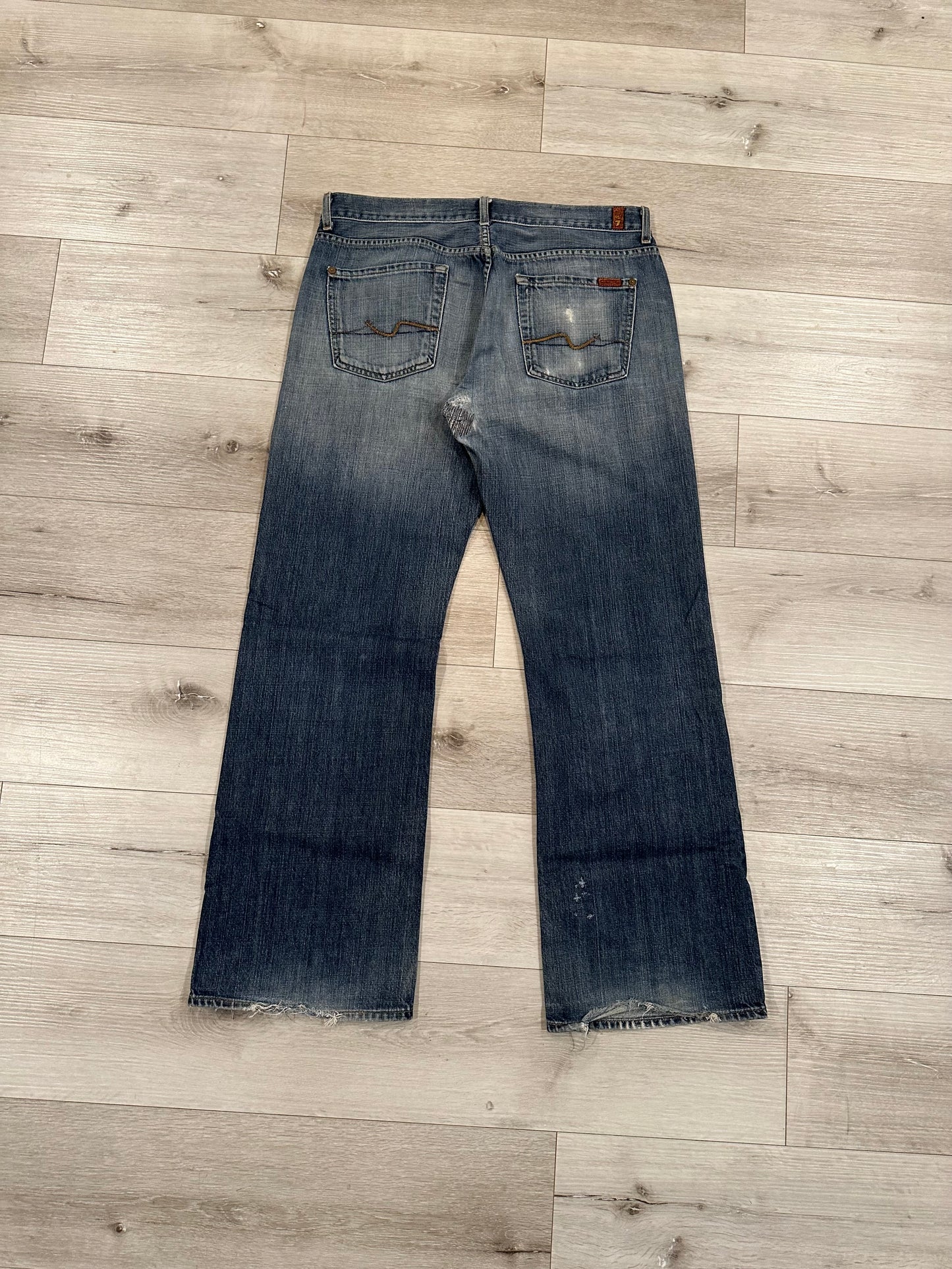 7 for all mankind denim jeans 35x32