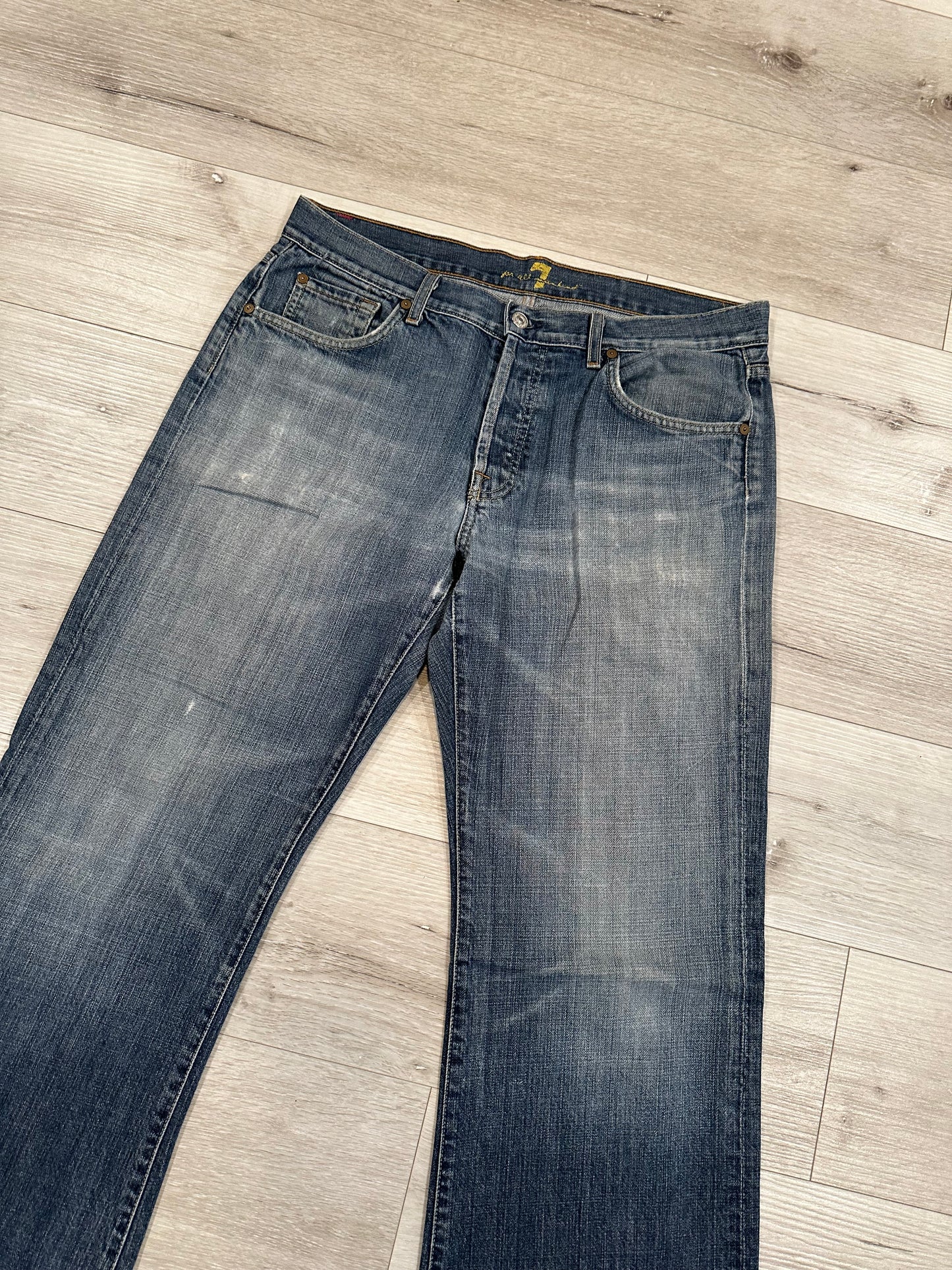 7 for all mankind denim jeans 35x32