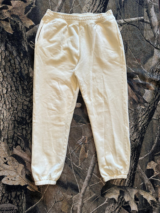 (L) Stussy 2021 stock logo sweat pants ‘oatmeal’