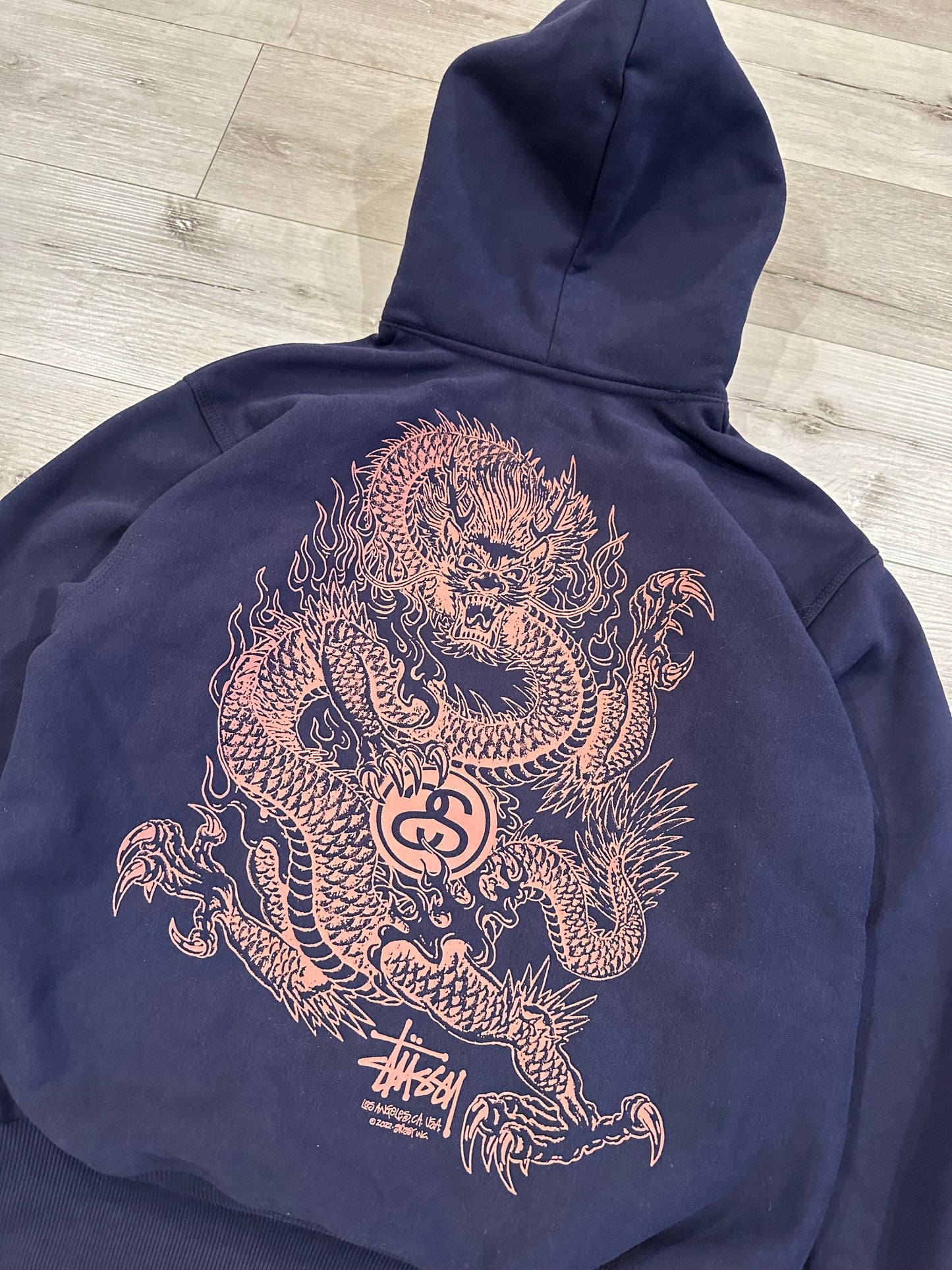 Rare Stussy dragon hoodie