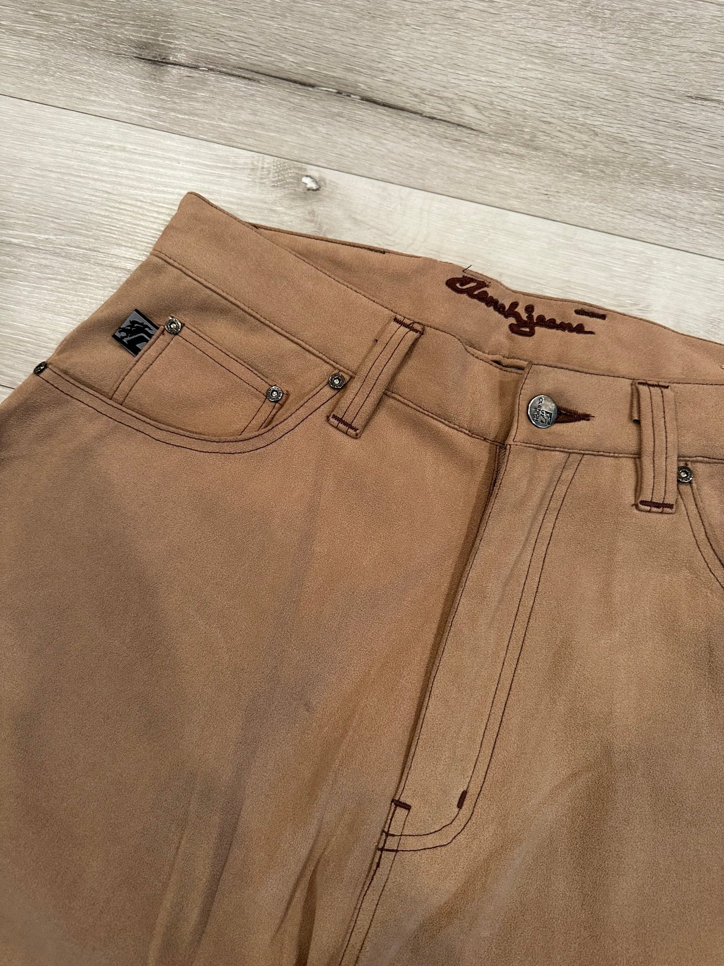 Clinch baggy pants suede 32x31