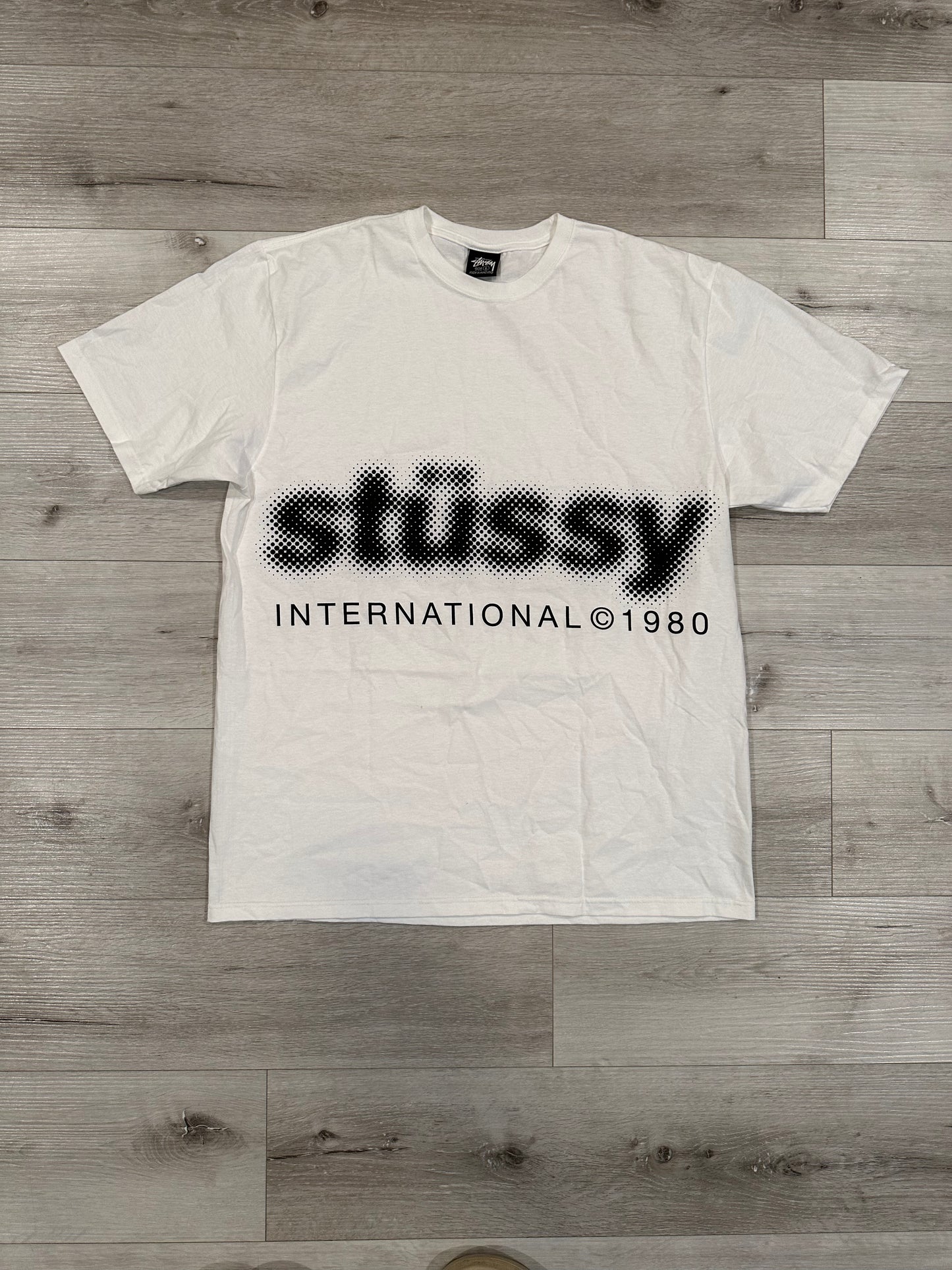 (L) STUSSY blur SHIRT