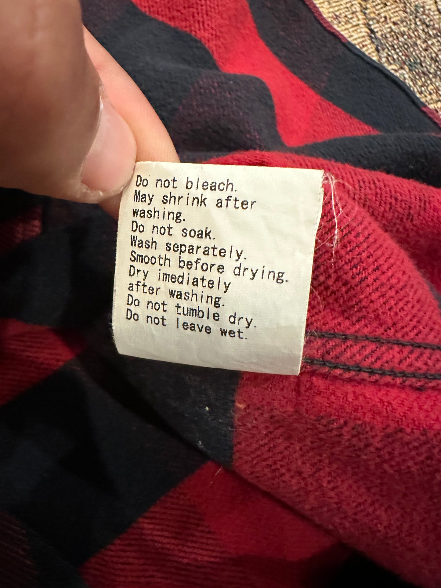 Human made half zip flannel