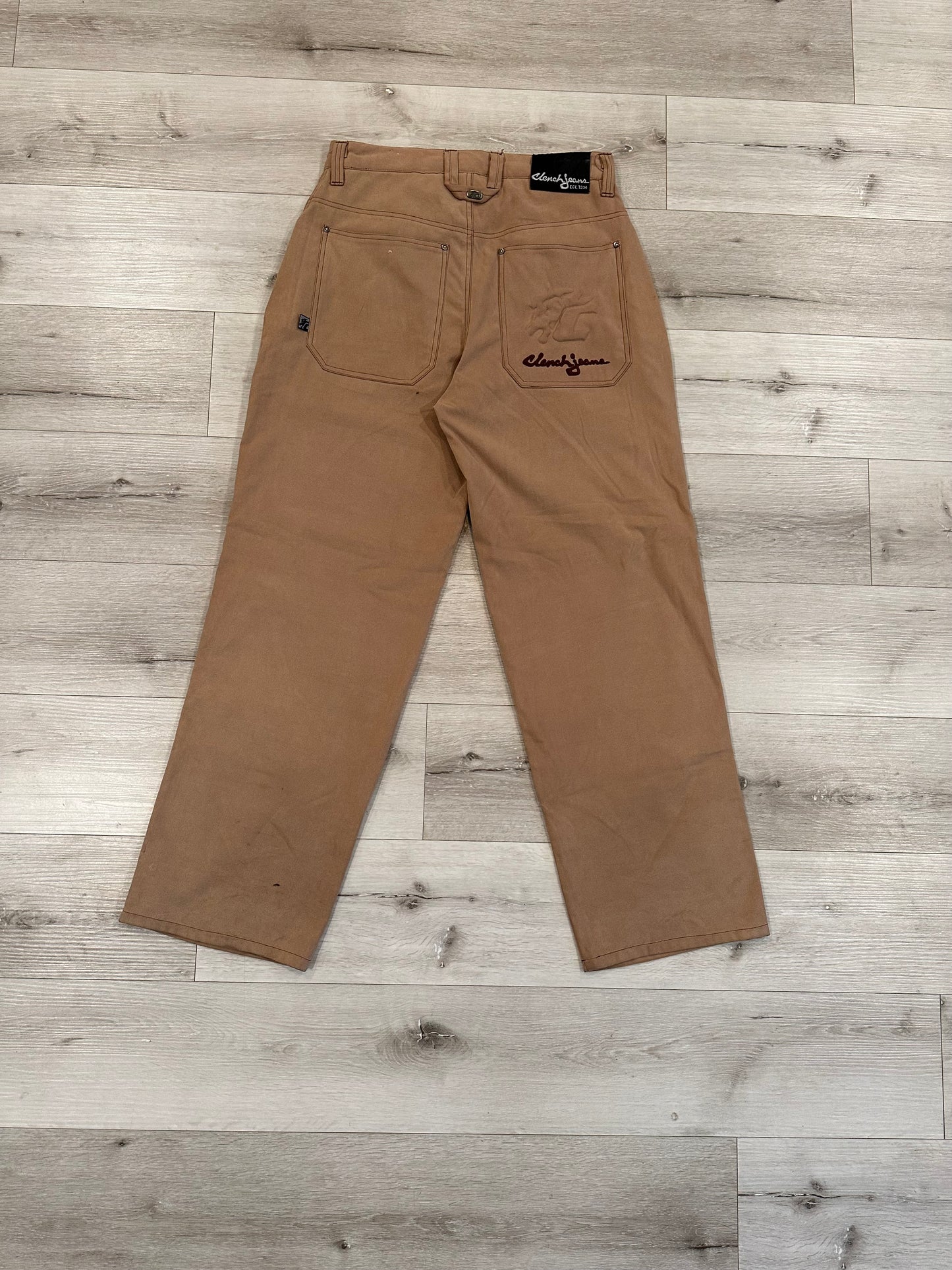 Clinch baggy pants suede 32x31