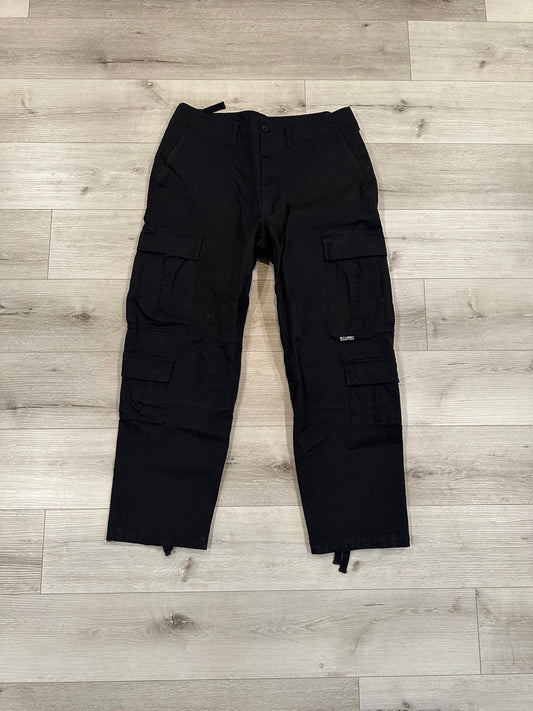 Stussy Nylon Ripstop Surplus Cargo Pant 'Black' 34-38x31