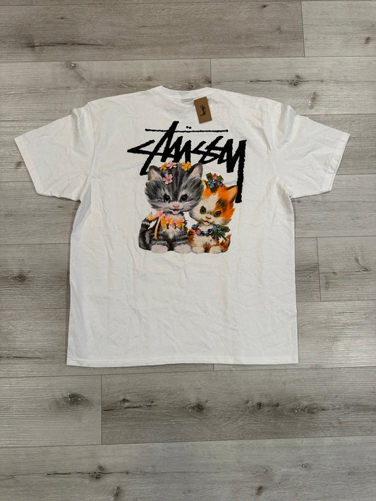 (XL) STUSSY kitten SHIRT