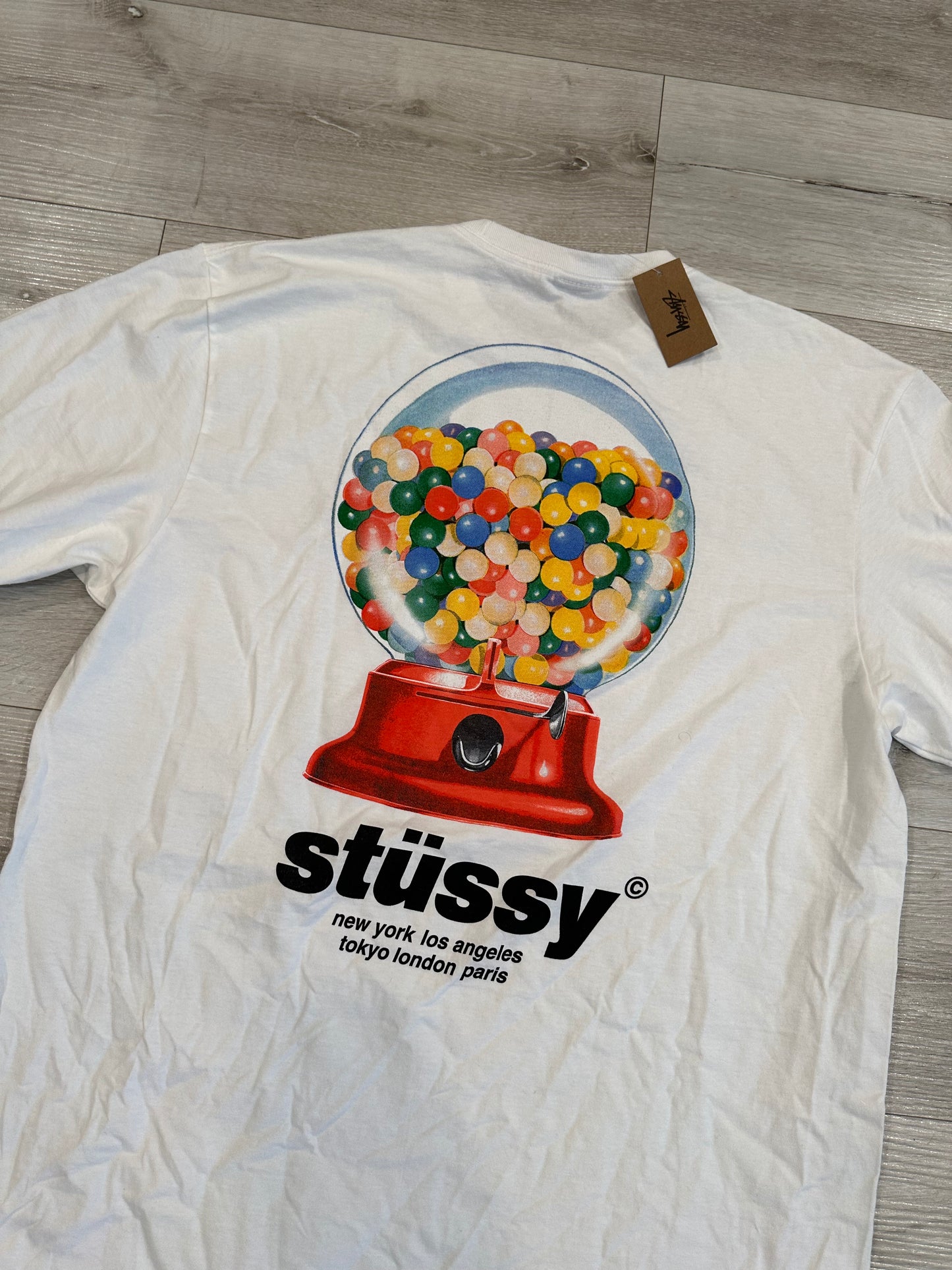 (L) STUSSY GUMBALL SHIRT 23x30