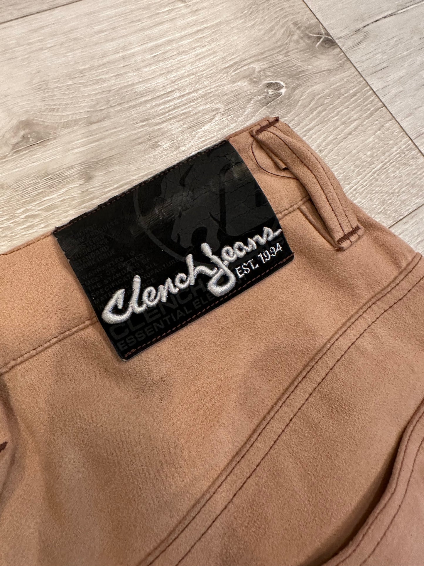 Clinch baggy pants suede 32x31