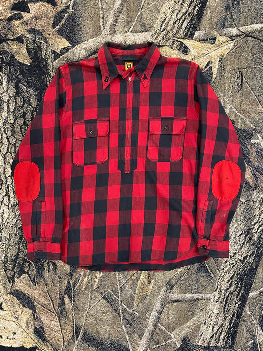 Human made half zip flannel