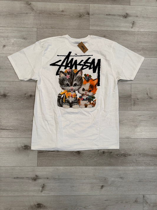 (L) STUSSY kitten SHIRT