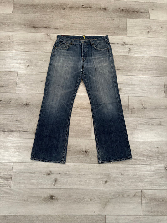 7 for all mankind denim jeans 35x32