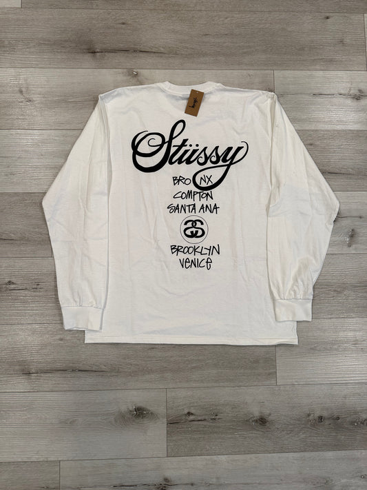 (L) STUSSY LS SHIRT