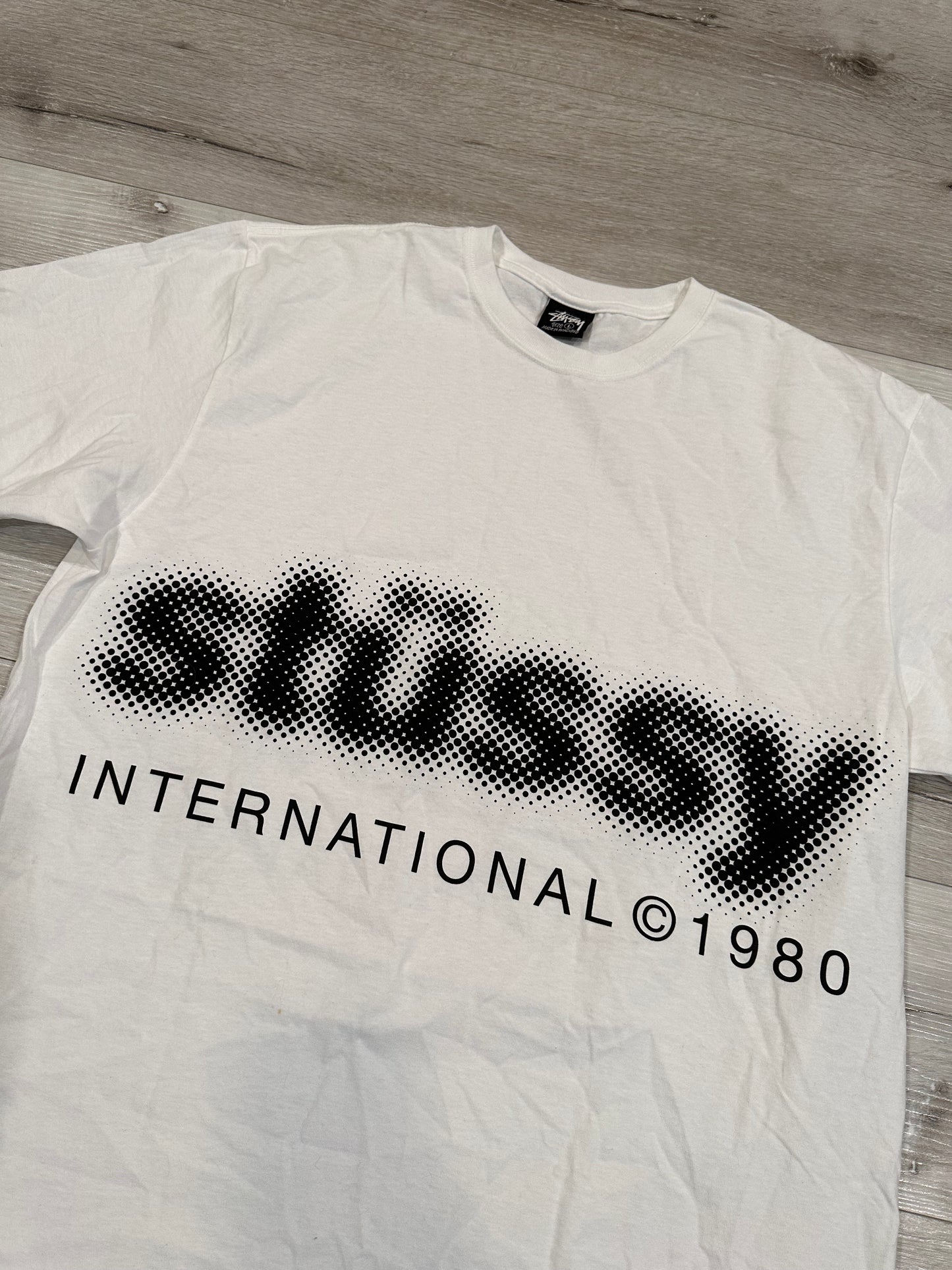 (L) STUSSY blur SHIRT