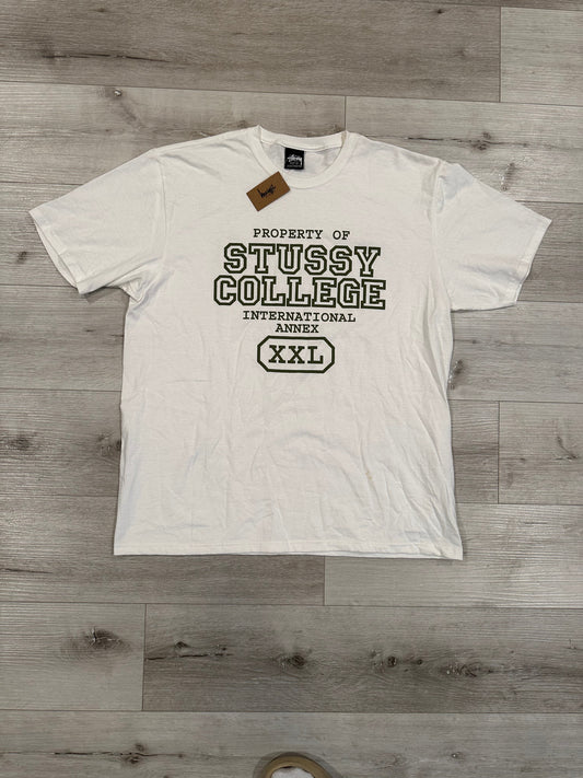 (L) STUSSY college SHIRT