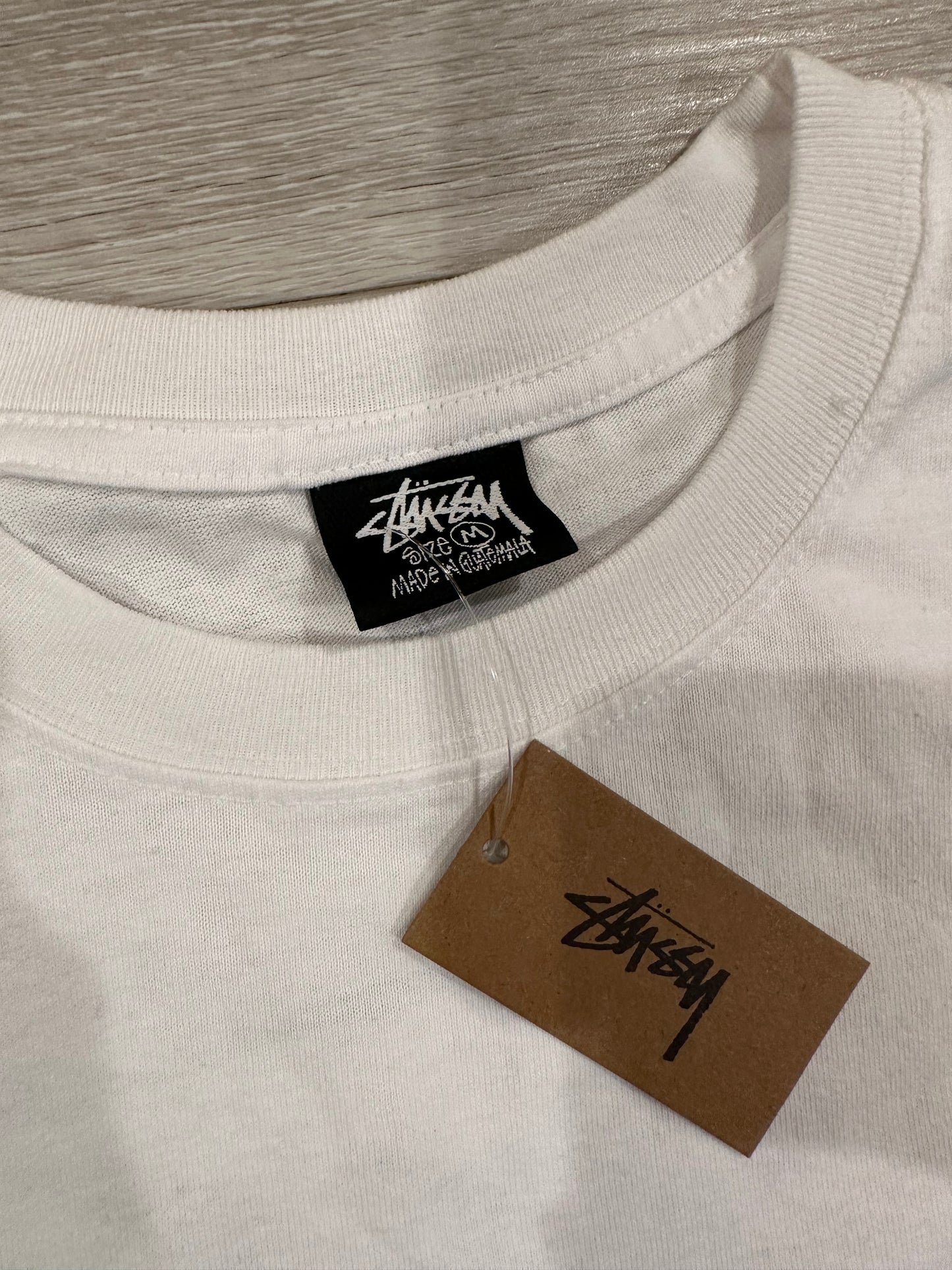 (M) STUSSY fuzzy dice SHIRT