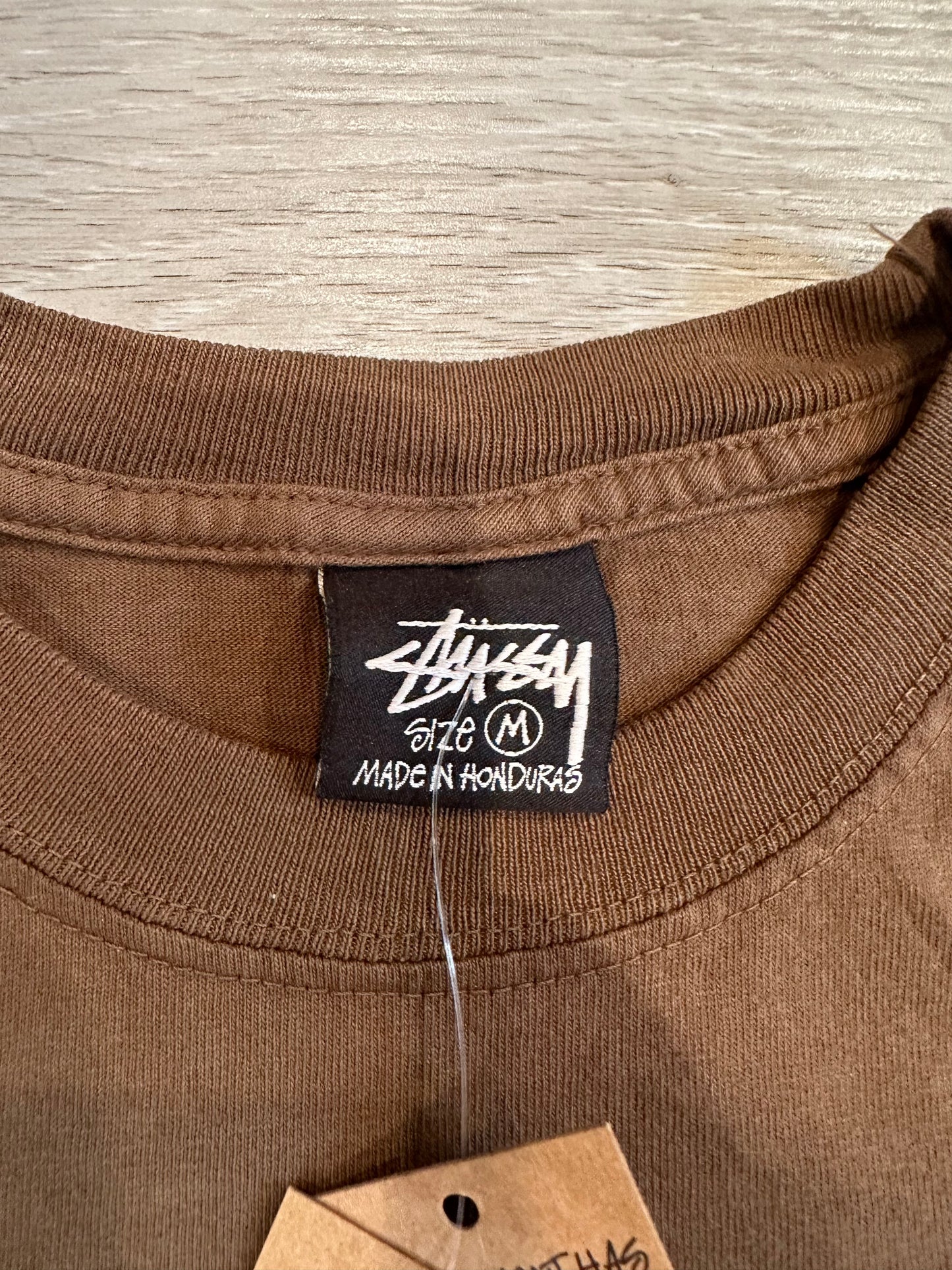 BROWN STUSSY SHIRT (new with tags)