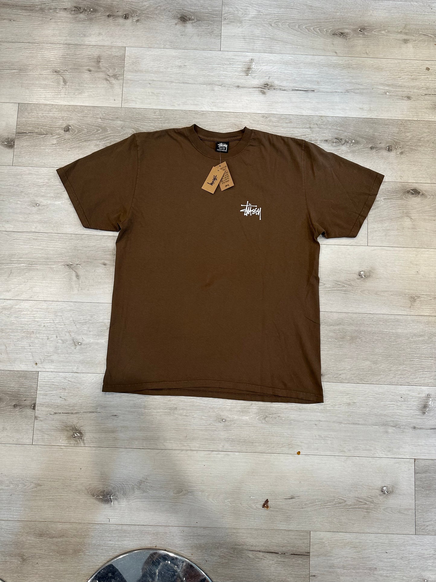 BROWN STUSSY SHIRT (new with tags)