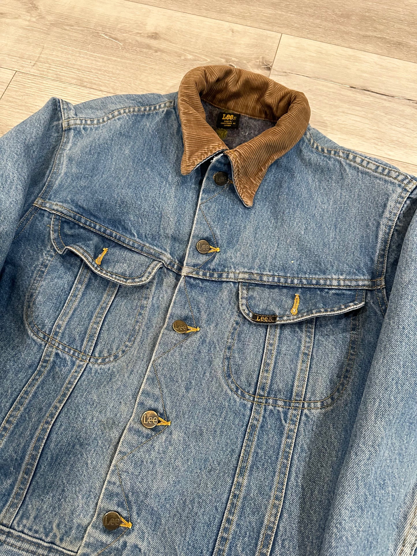 Vintage lees denim jean jacket