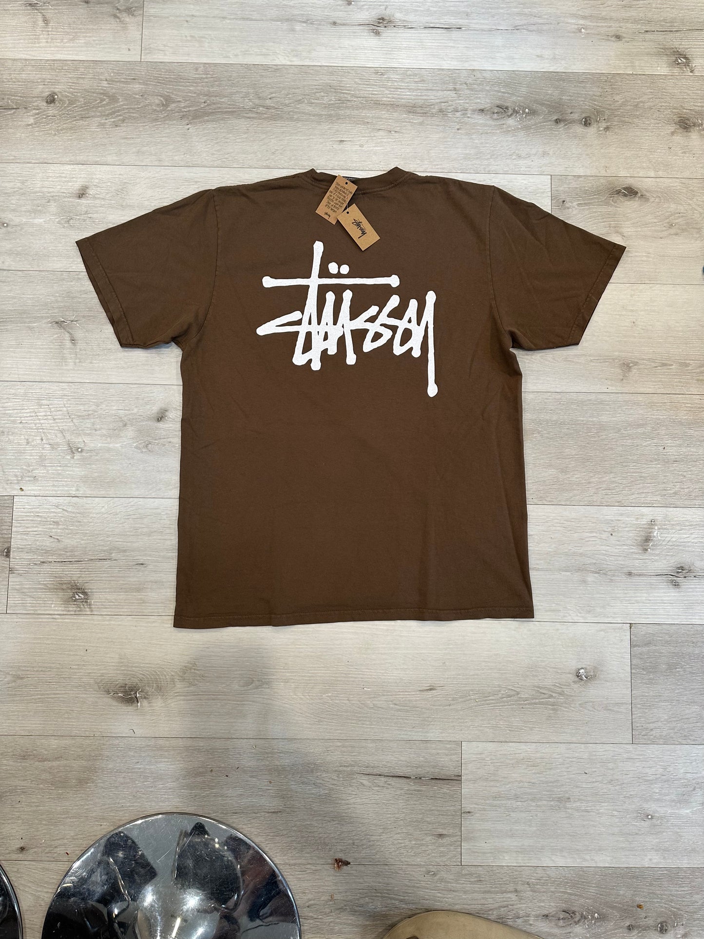 BROWN STUSSY SHIRT (new with tags)