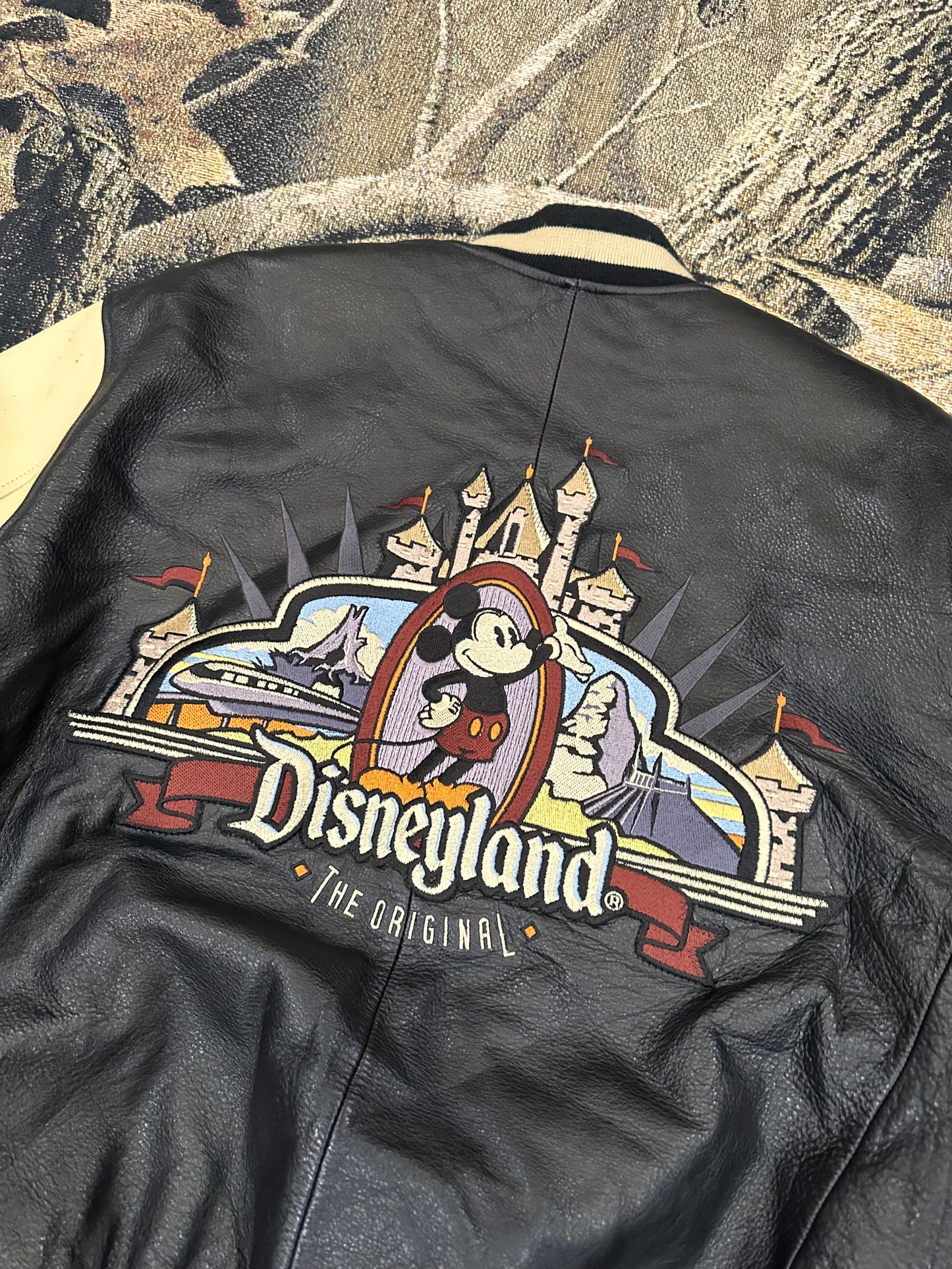 Disneyland Leather varsity jacket