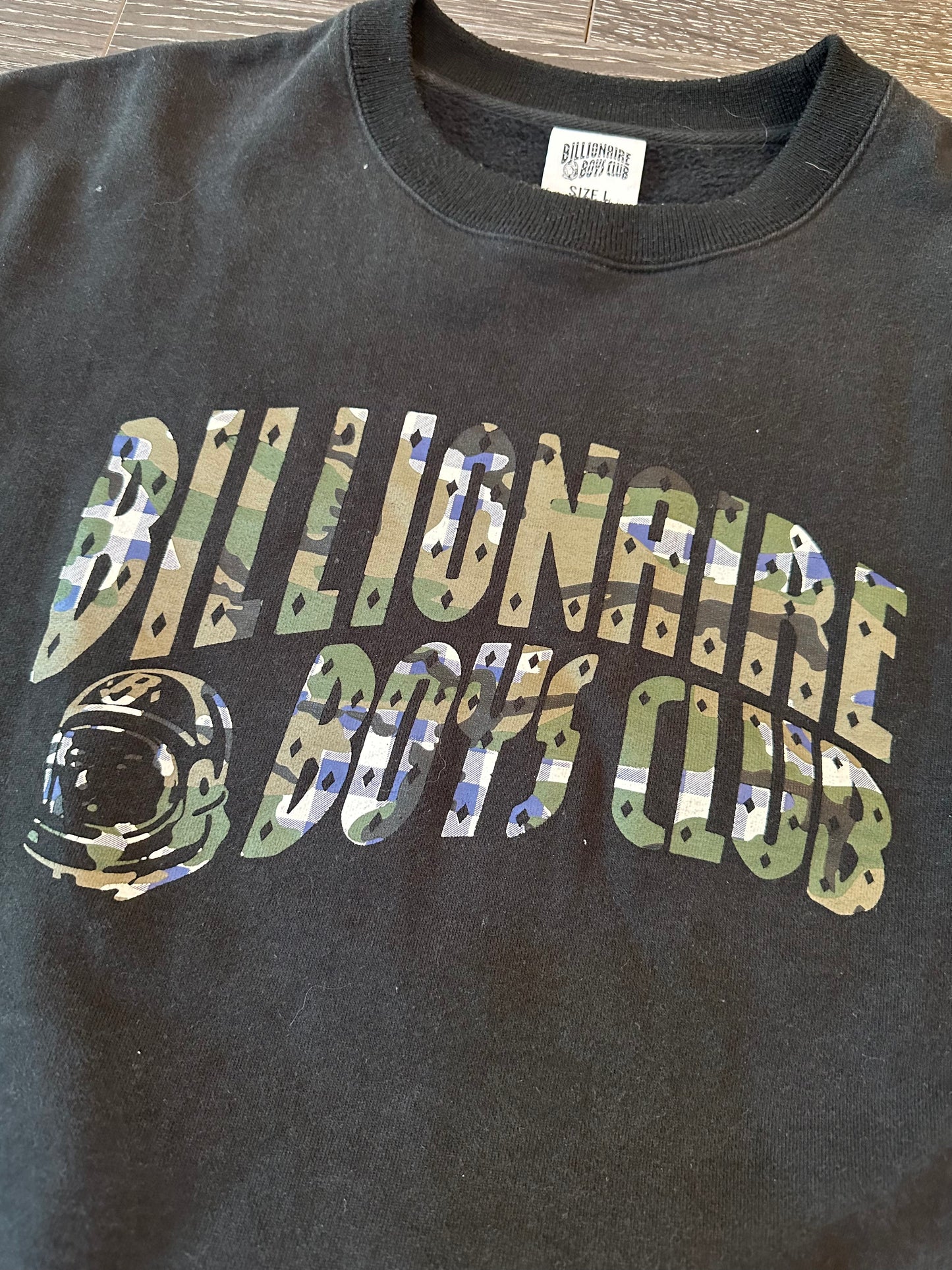 Camo billionaire boys club sweatshirt