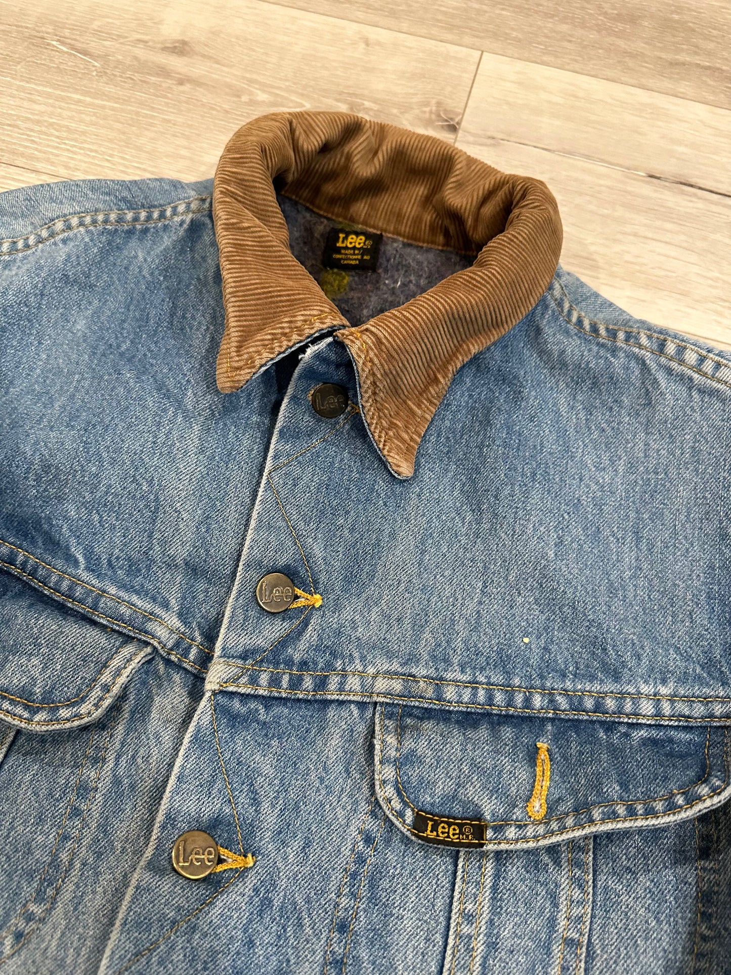 Vintage lees denim jean jacket