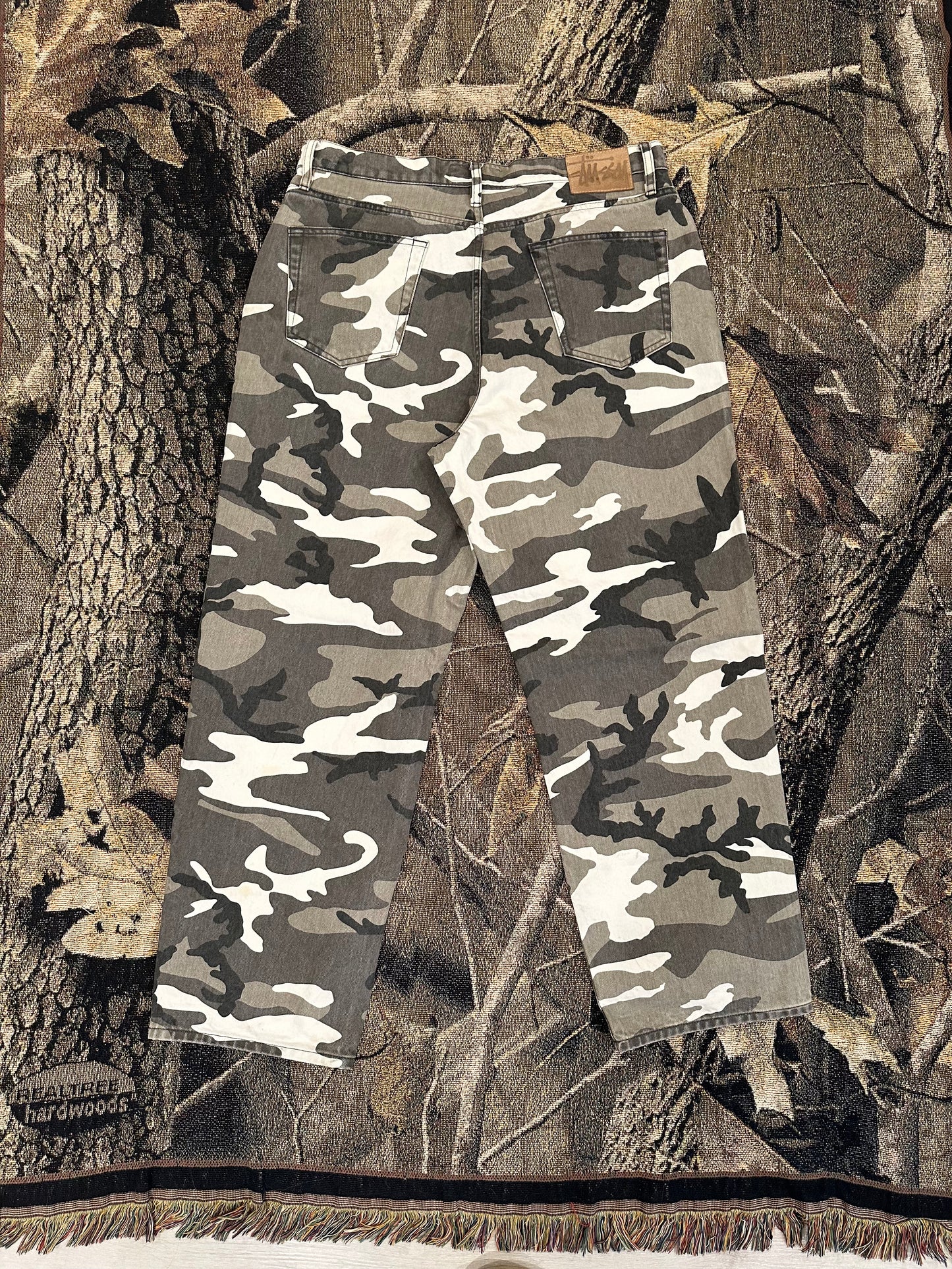 Stussy camo big ol jeans (retail price)