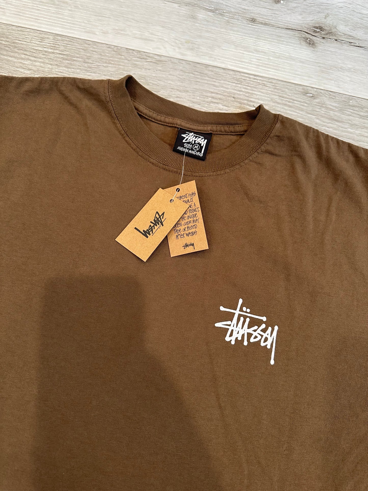 BROWN STUSSY SHIRT (new with tags)