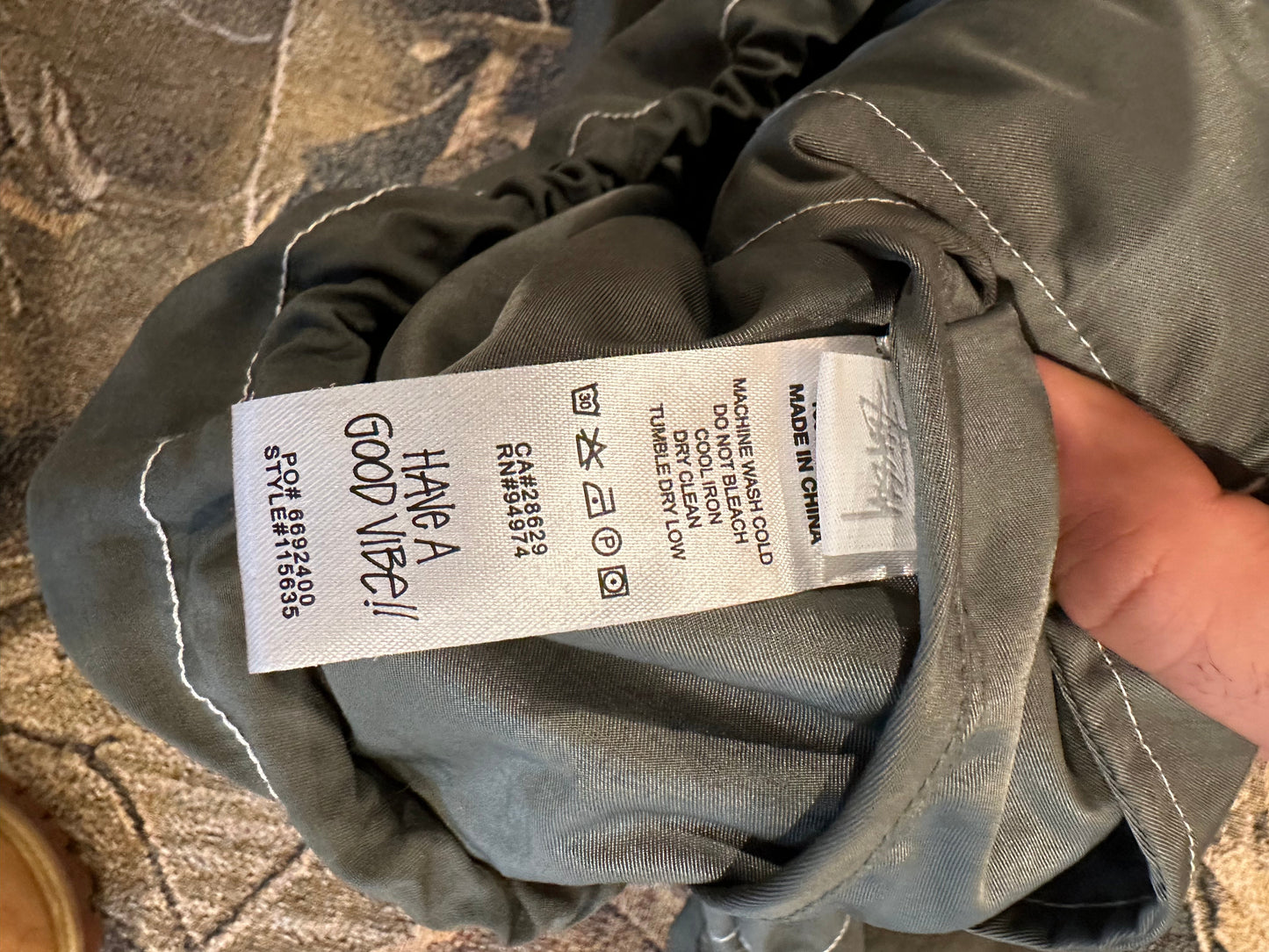 (XL) Stussy Nylon Folsom Jacket