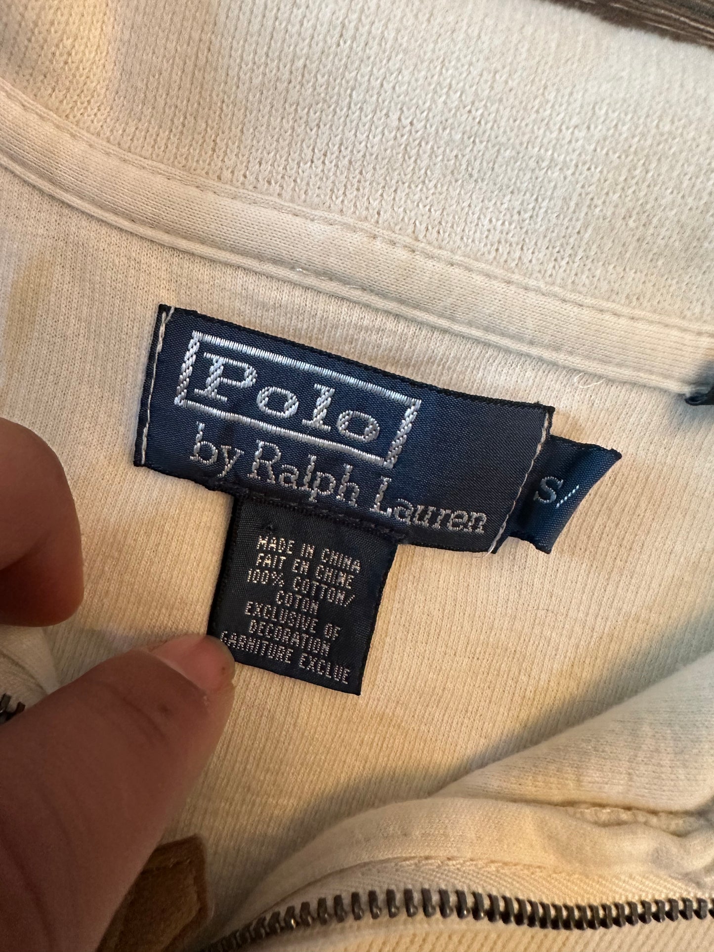 Polo RL 1/4 zip sweater