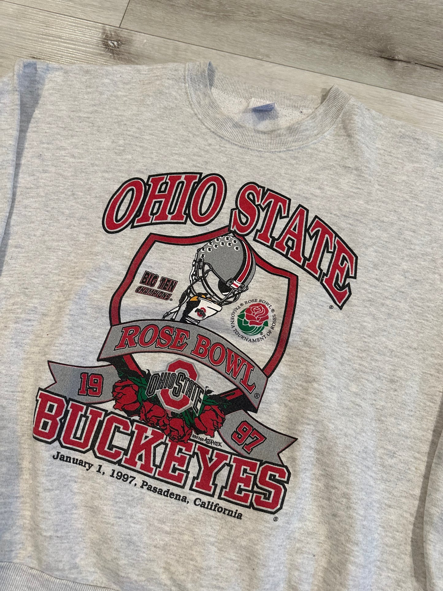 VINTAGE OHIO STATE ROSE BOWL SWEATSHIRT 1997