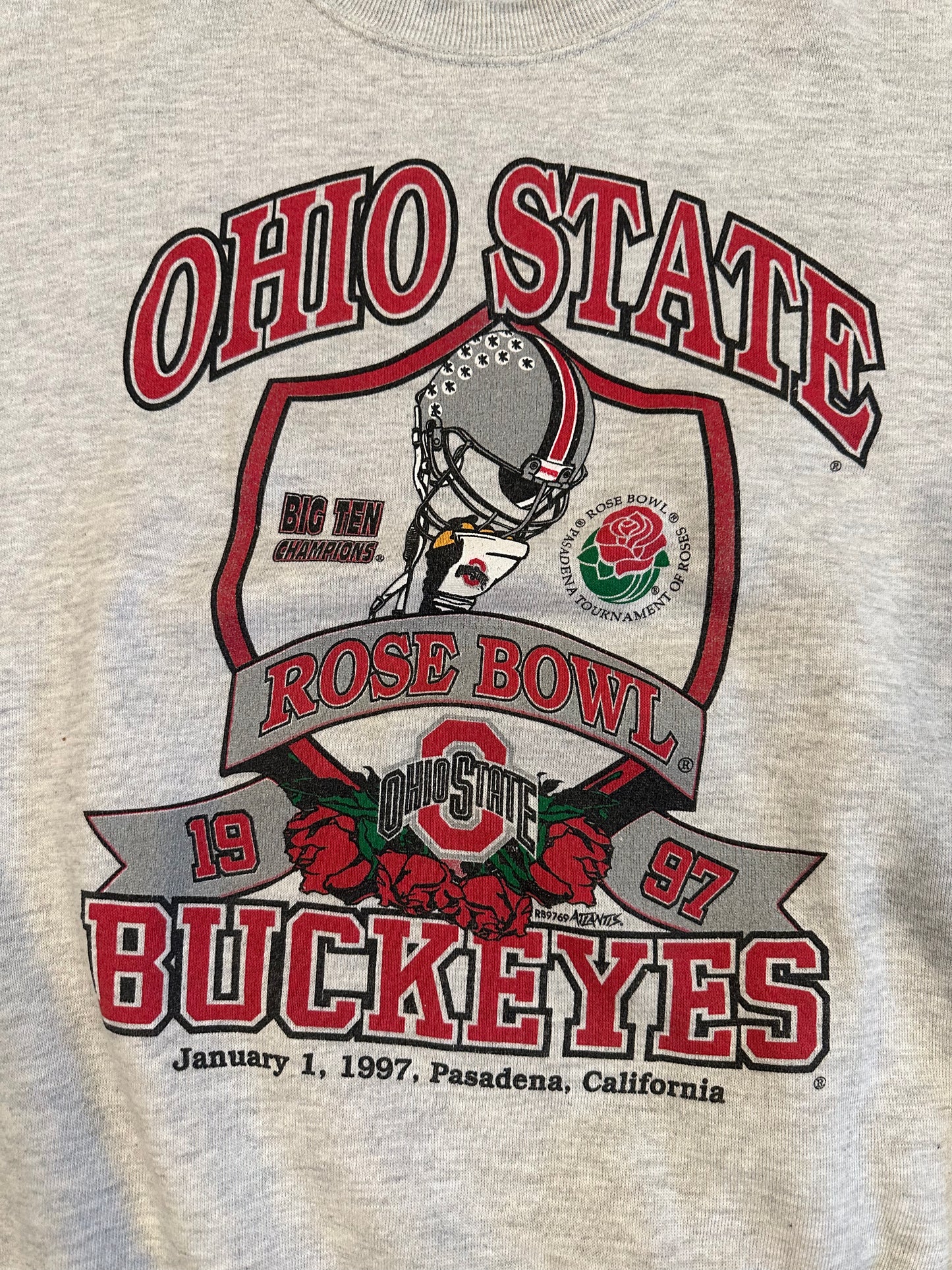 VINTAGE OHIO STATE ROSE BOWL SWEATSHIRT 1997