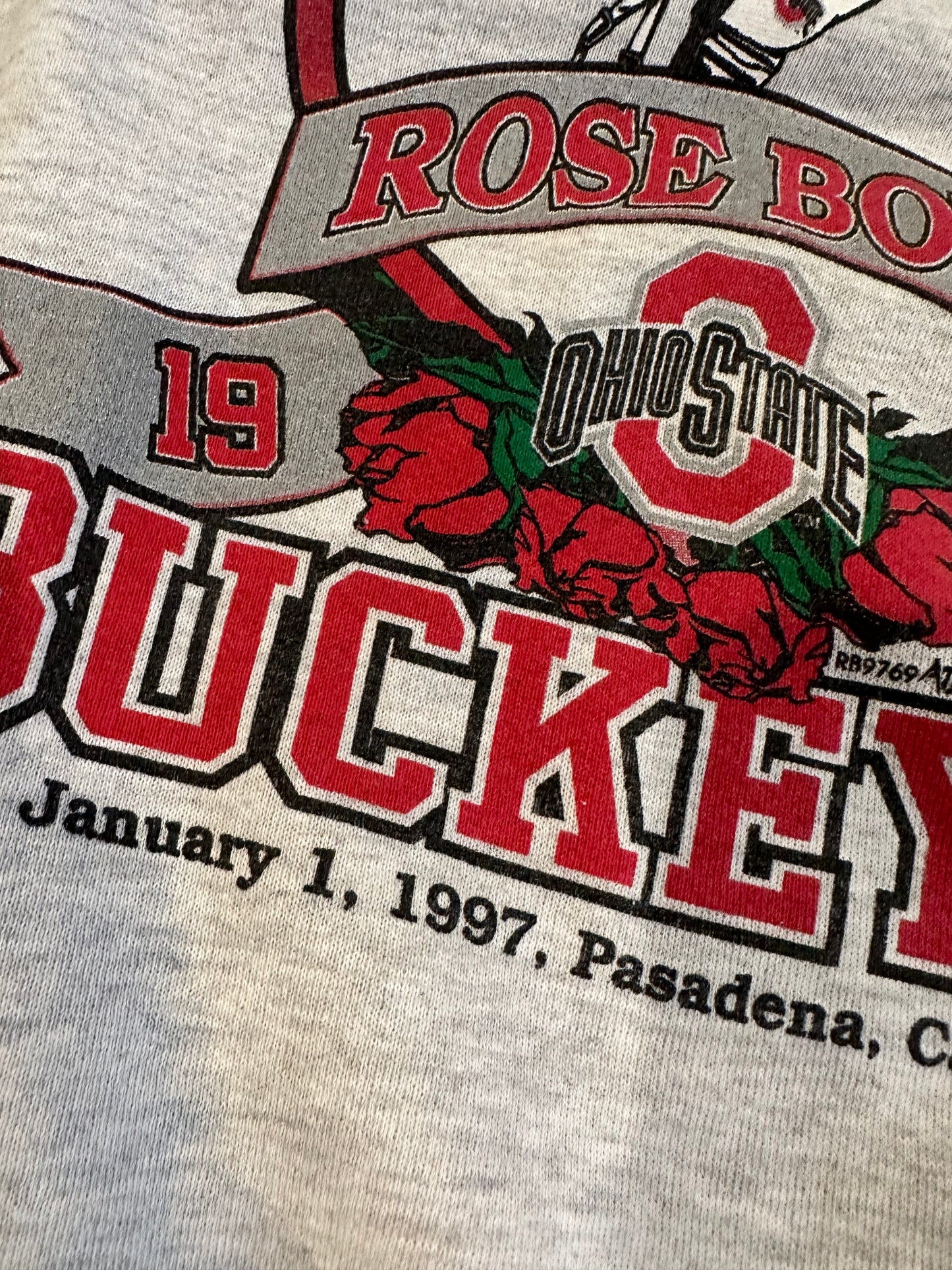 VINTAGE OHIO STATE ROSE BOWL SWEATSHIRT 1997