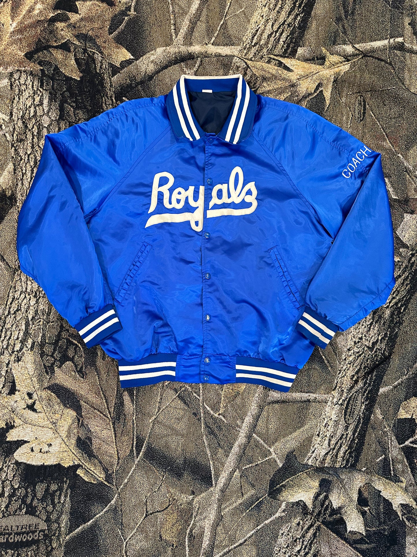 vintage Kansas city royals satin jacket