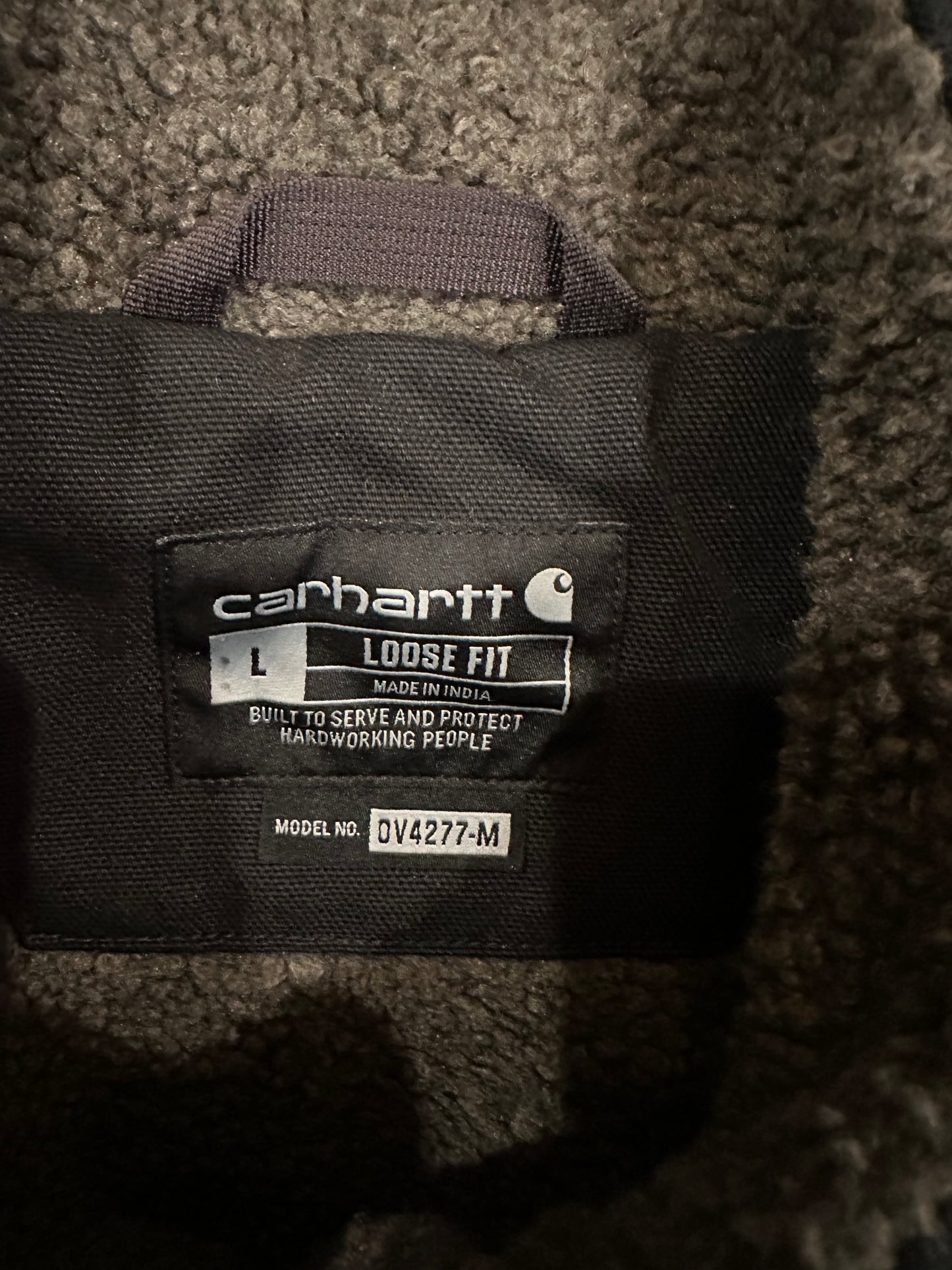 Carhartt Sherpa lined mockneck vest